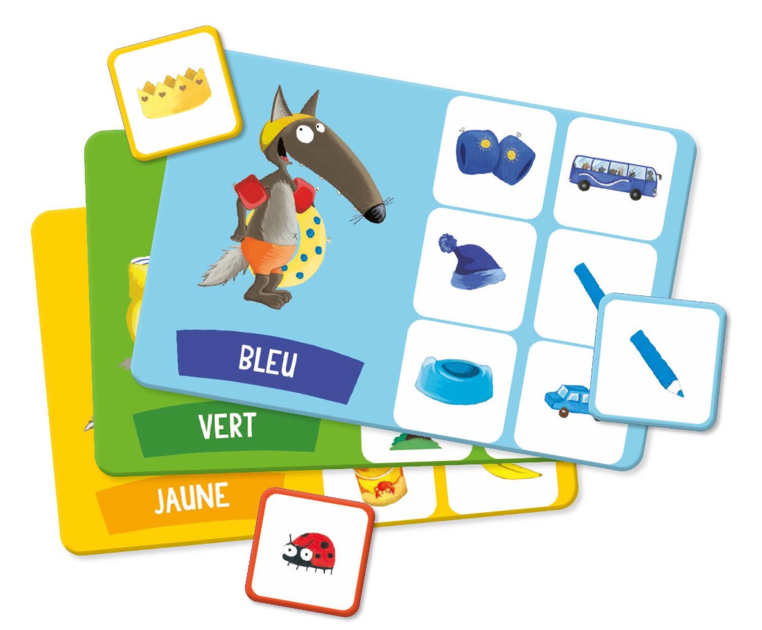 P'tit Jeu - P'tit Loup - Le Loto Des Couleurs P'tit Jeu - P'tit Loup - Le Loto Des Couleurs