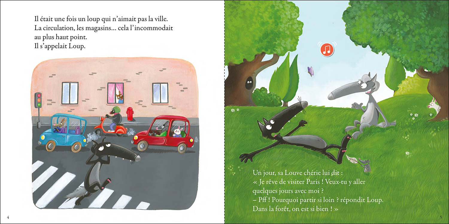 Le loup qui explorait Paris en musique