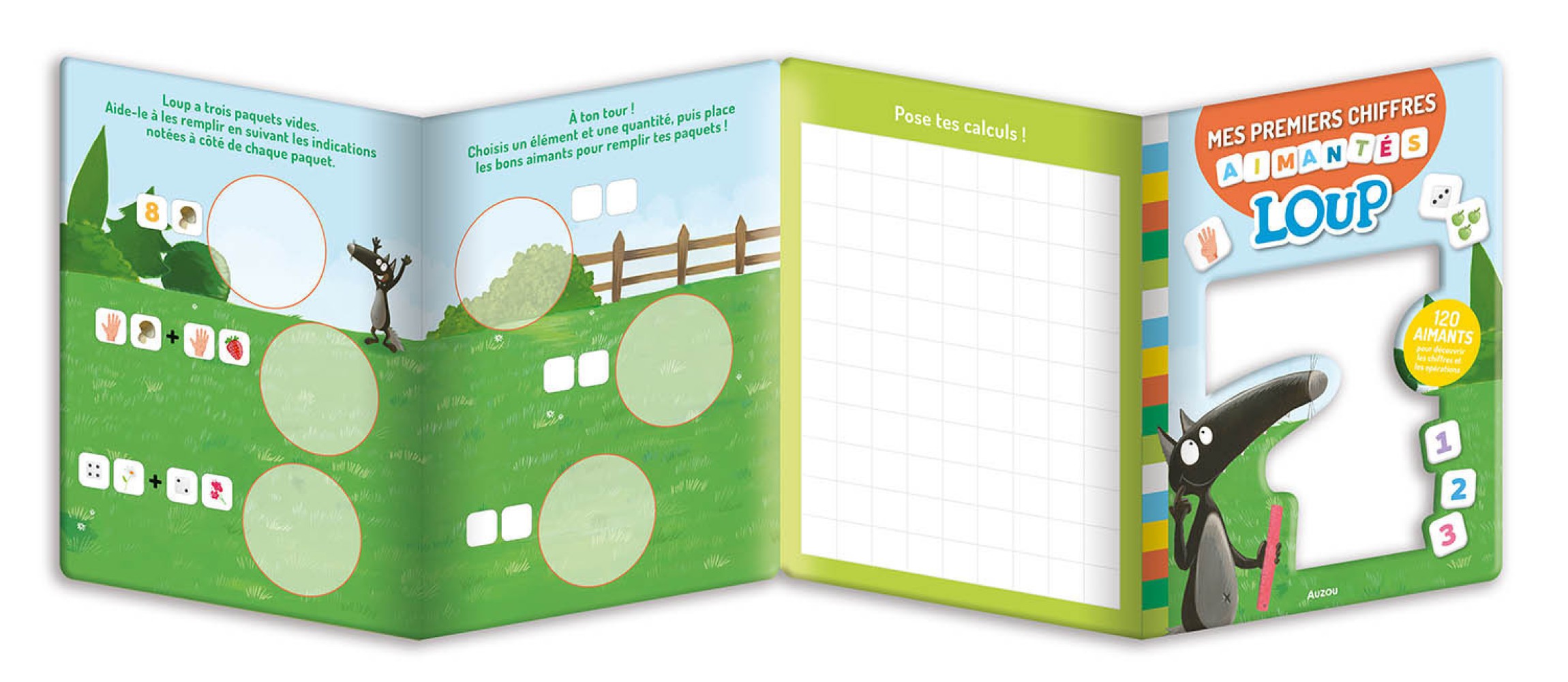 Mon Aventure Aimantée - Mes Premiers Chiffres Aimantés Loup Mon Aventure Aimantée - Mes Premiers Chiffres Aimantés Loup