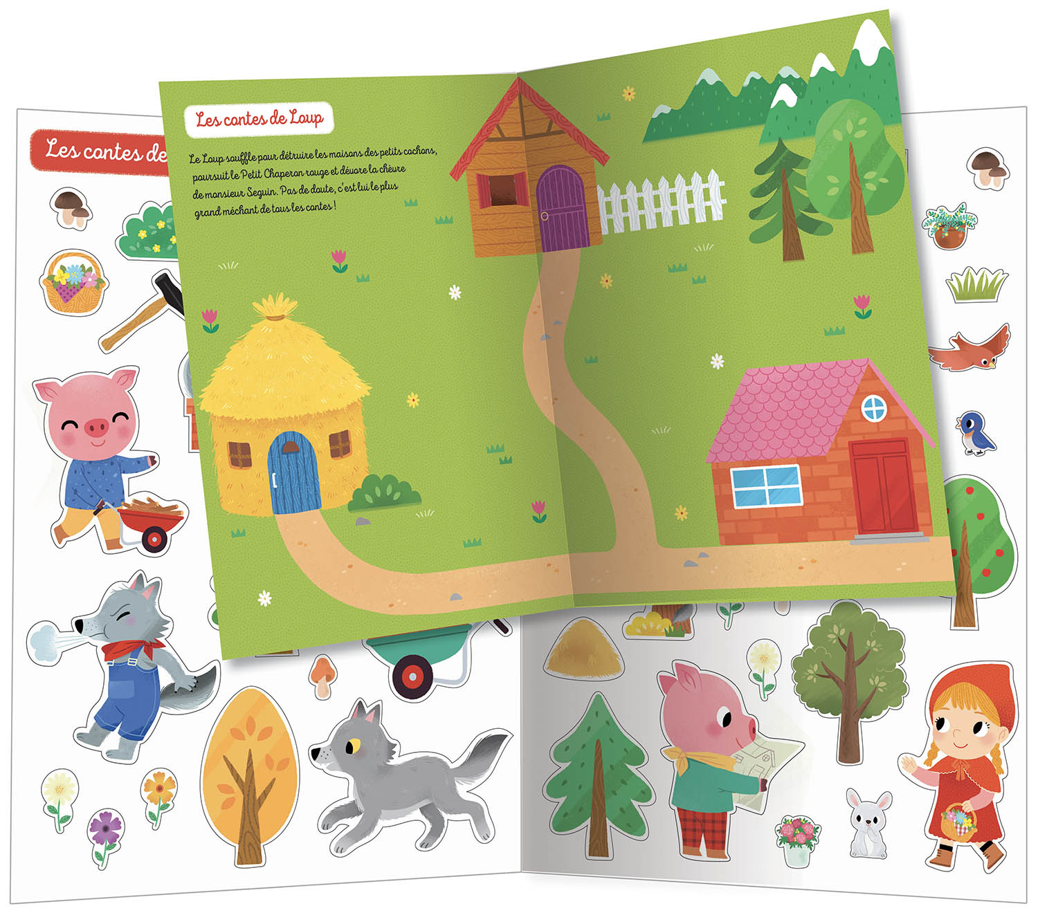 250 Autocollants : Les Contes