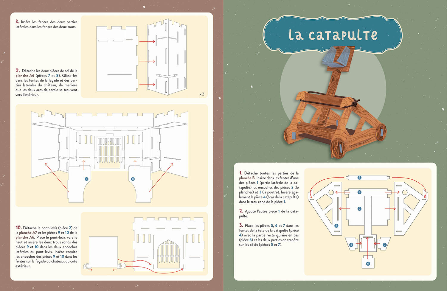 MON FANTASTIQUE CHATEAU FORT A CONSTRUIRE