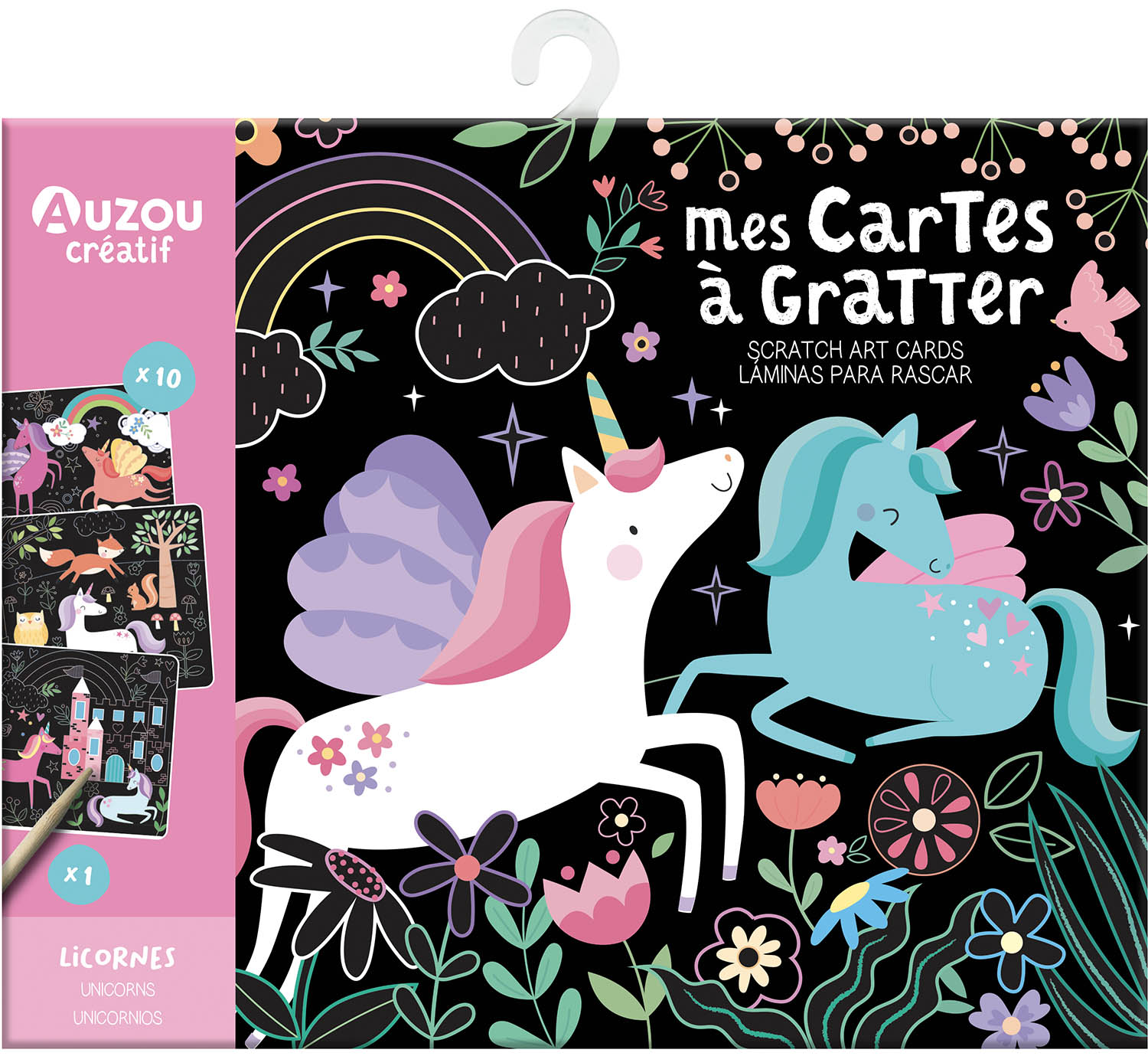 Mes cartes à gratter Licornes 