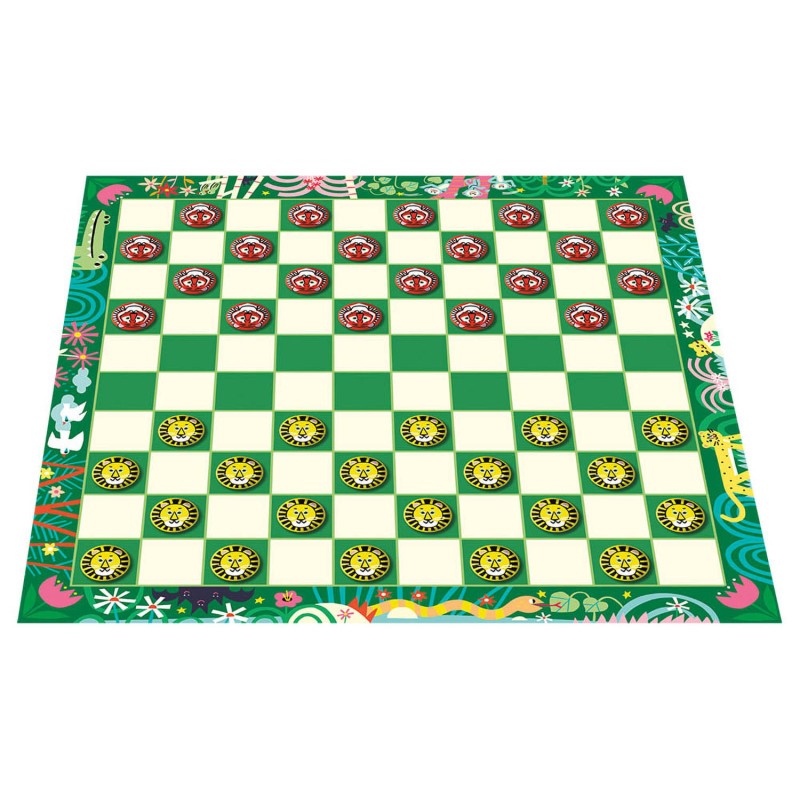 JEU DE DAMES - LE DUEL DES FELINS