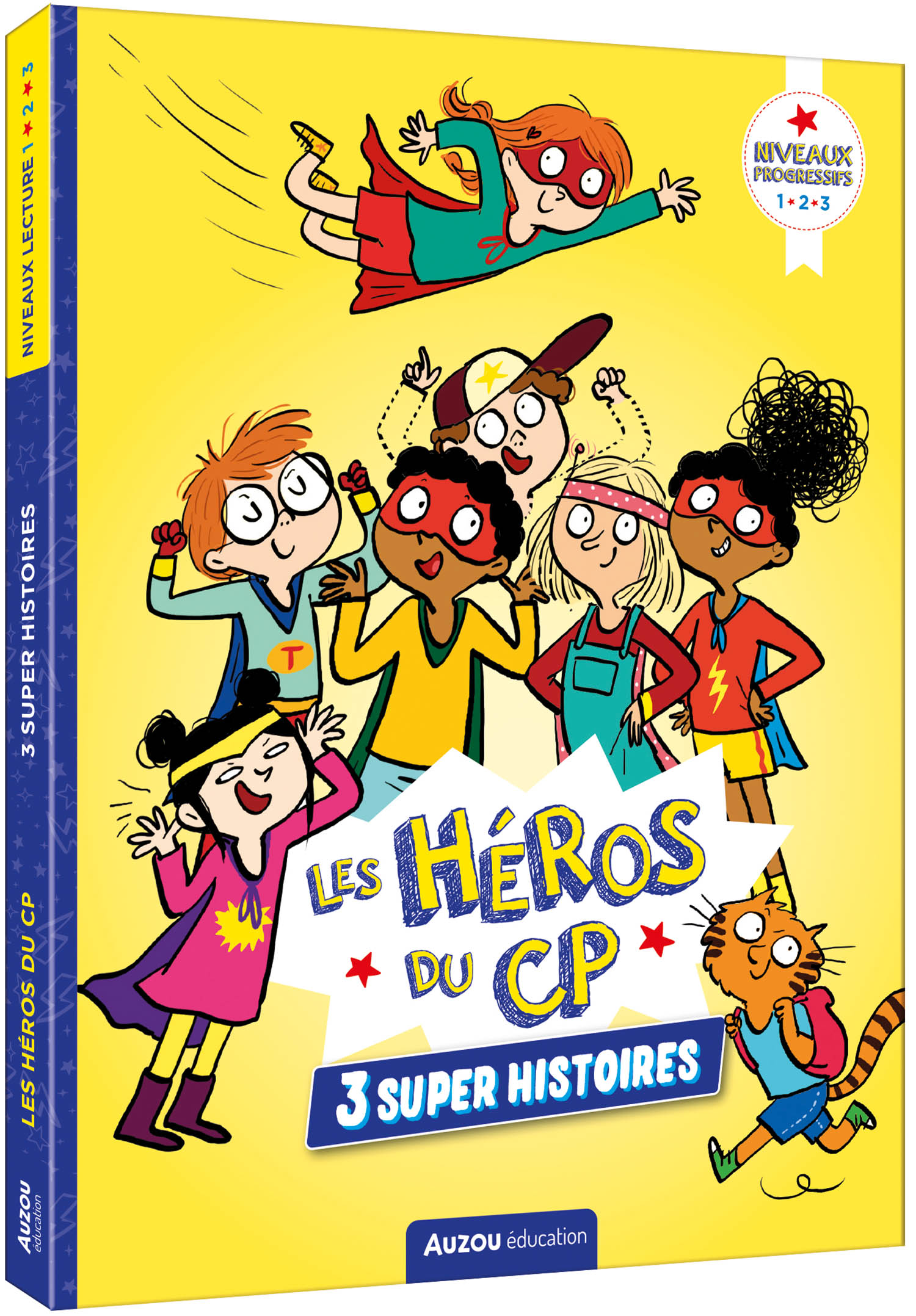 LES HEROS DU CP - 3 SUPER HISTOIRES 