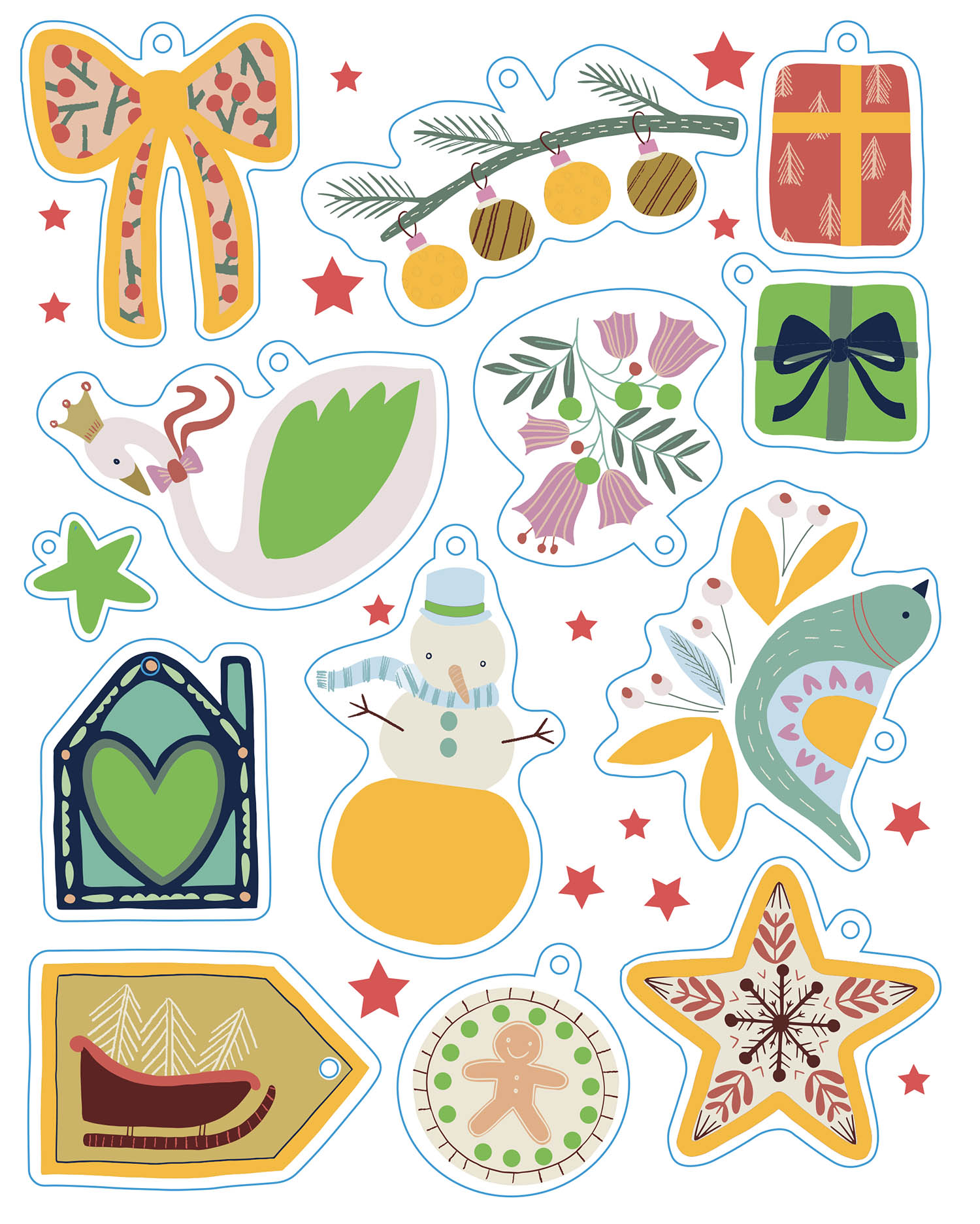 Ma Pochette D'artiste - Mes Jolies Décorations À Pailleter Et À Gratter - Hiver Magique