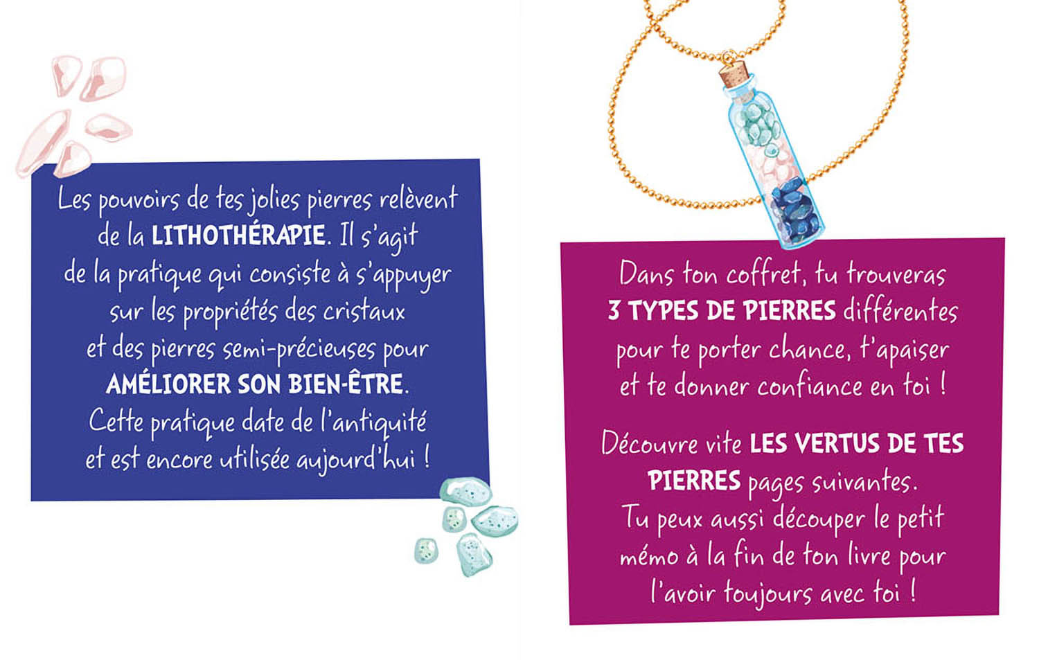 Mon joli collier cristaux magiques NE