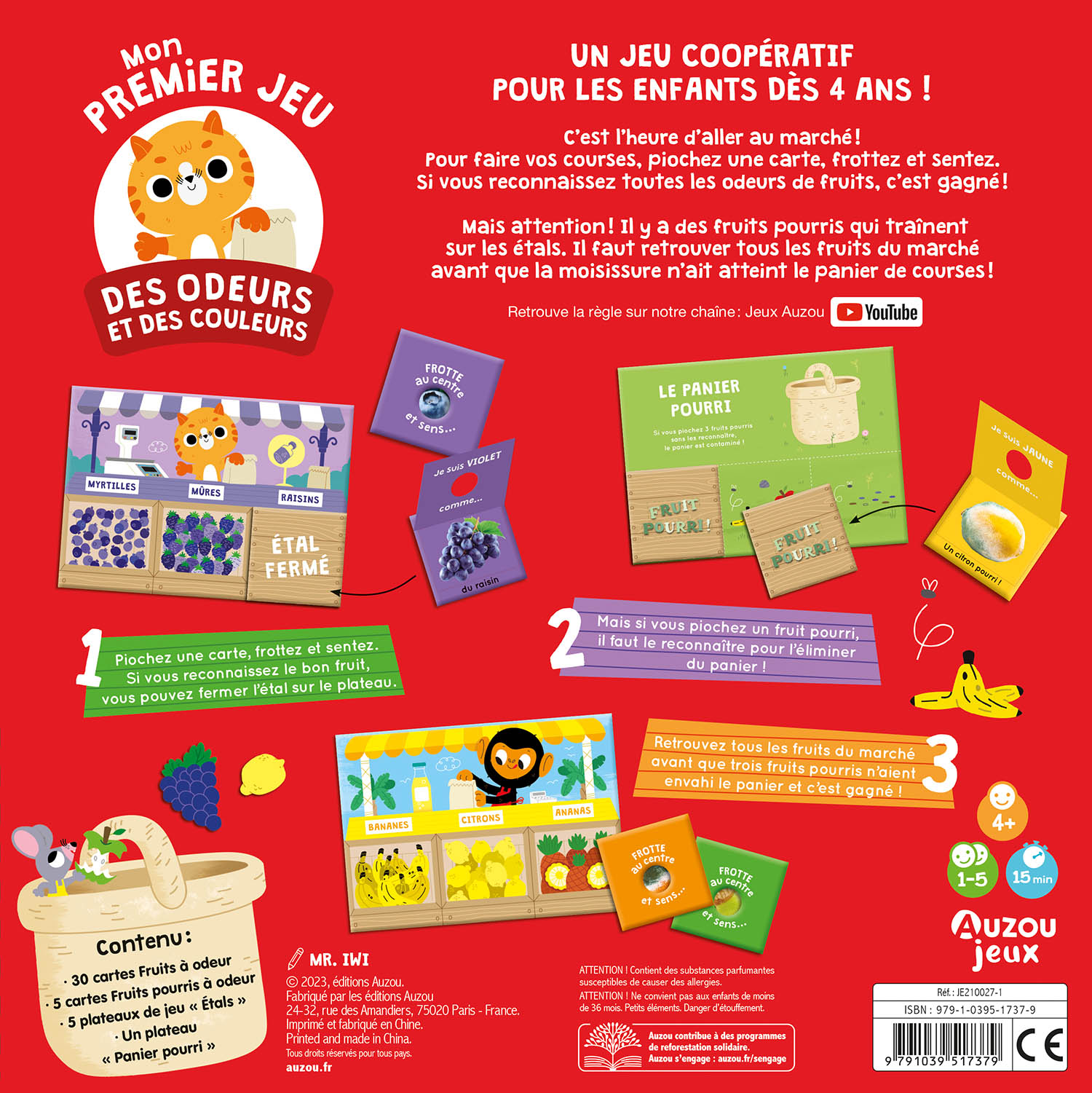 MON PREMIER JEU DES ODEURS ET DES COULEURS