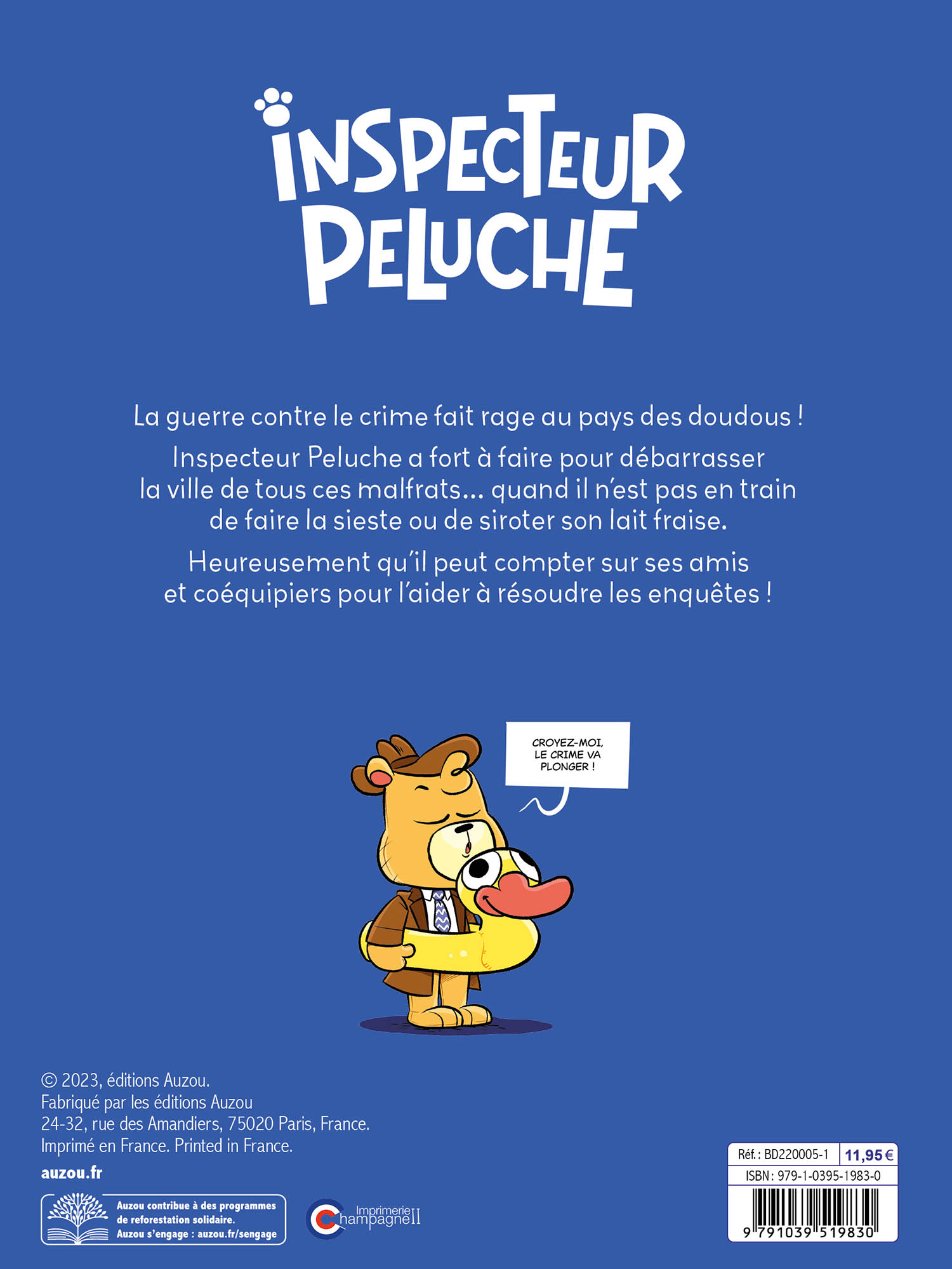 INSPECTEUR PELUCHE T1 (UN VRAI DUR CHEZ LES DOUDOUS)