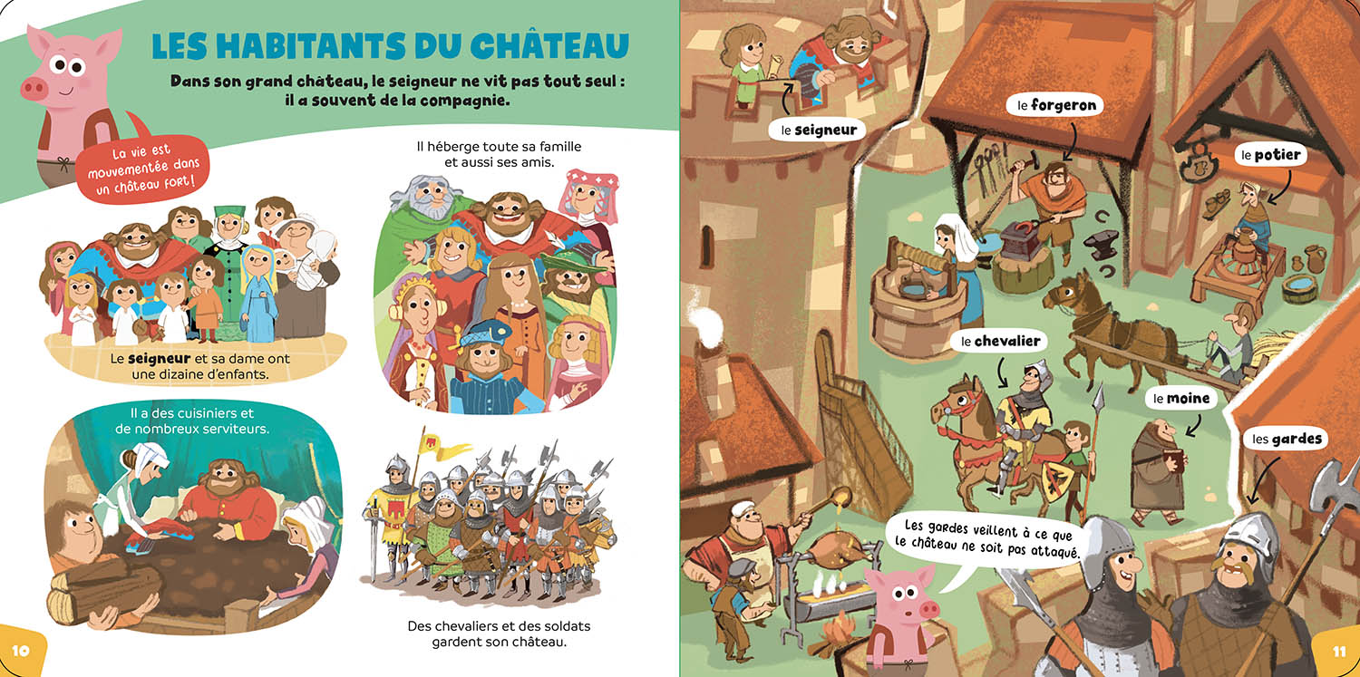 LES SUPER-CURIEUX -LES CHATEAUX FORTS