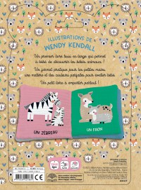 LES BEBES ANIMAUX MON PREMIER LIVRE TISSU EN LANGE 