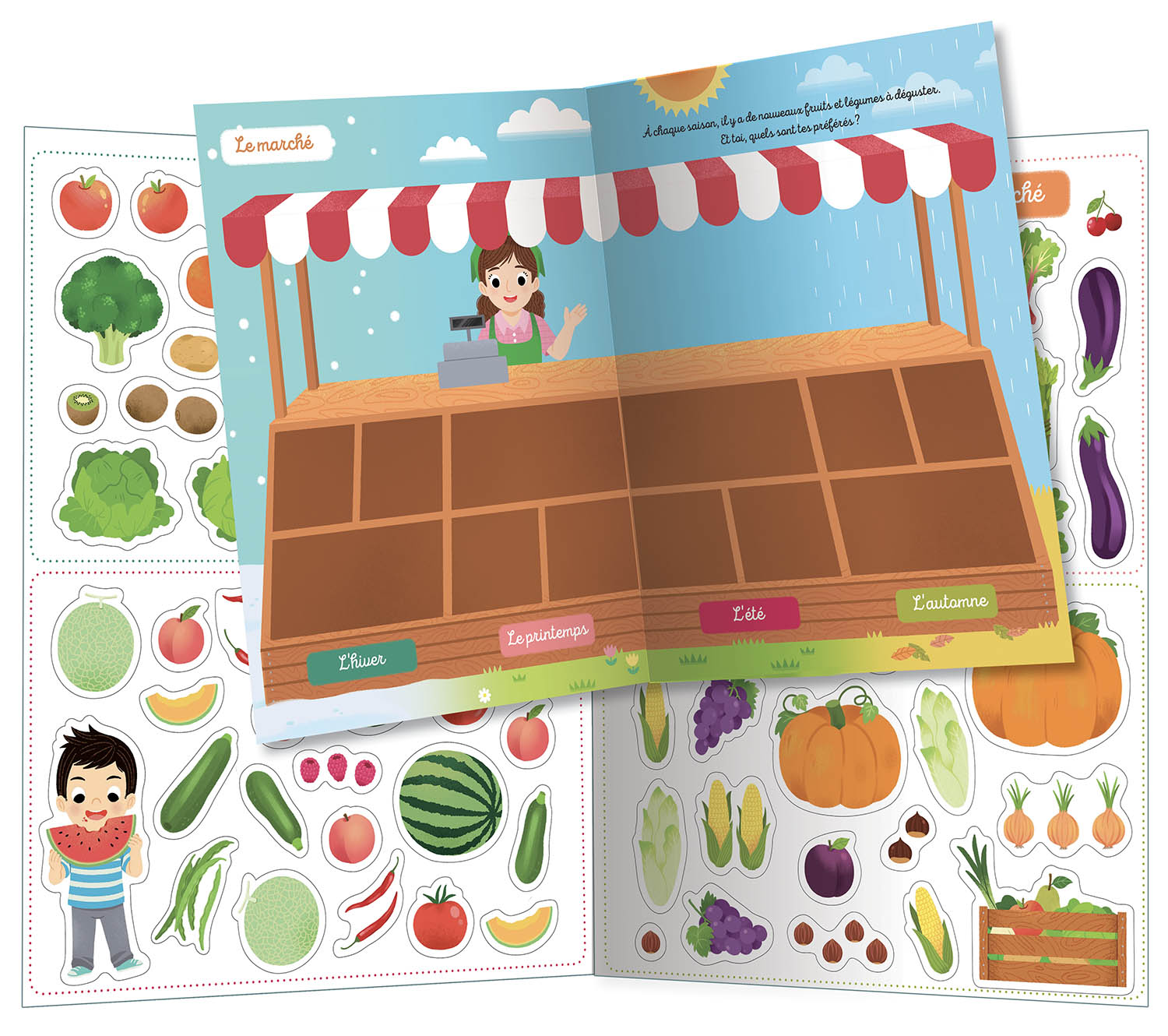 Mes 250 Autocollants - Les Saisons