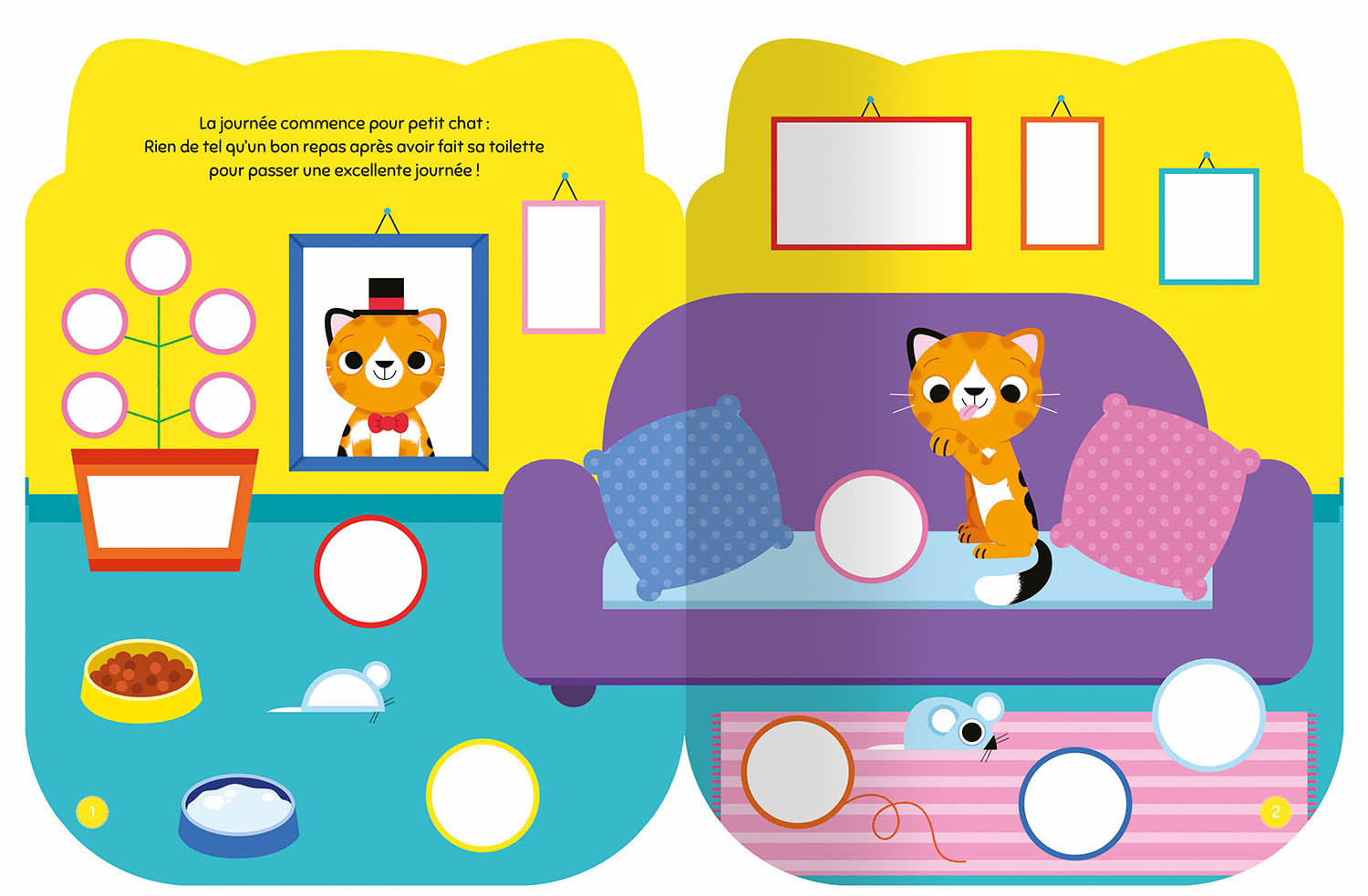 Gommettes Formes - L'aventure De Petit Chat Gommettes Formes - L'aventure De Petit Chat