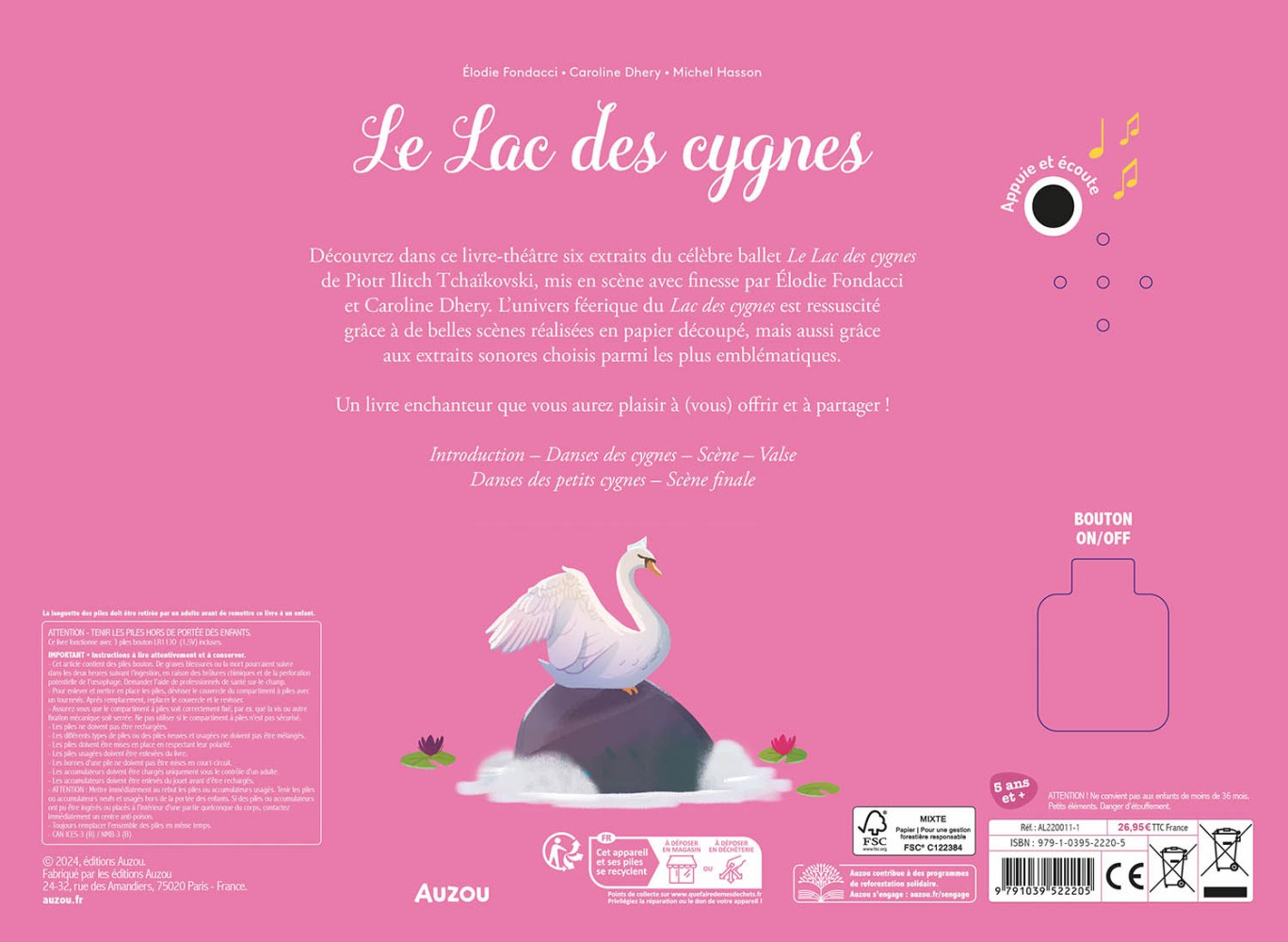 Papiers Découpés Sonores - Le Lac Des Cygnes Papiers Découpés Sonores - Le Lac Des Cygnes