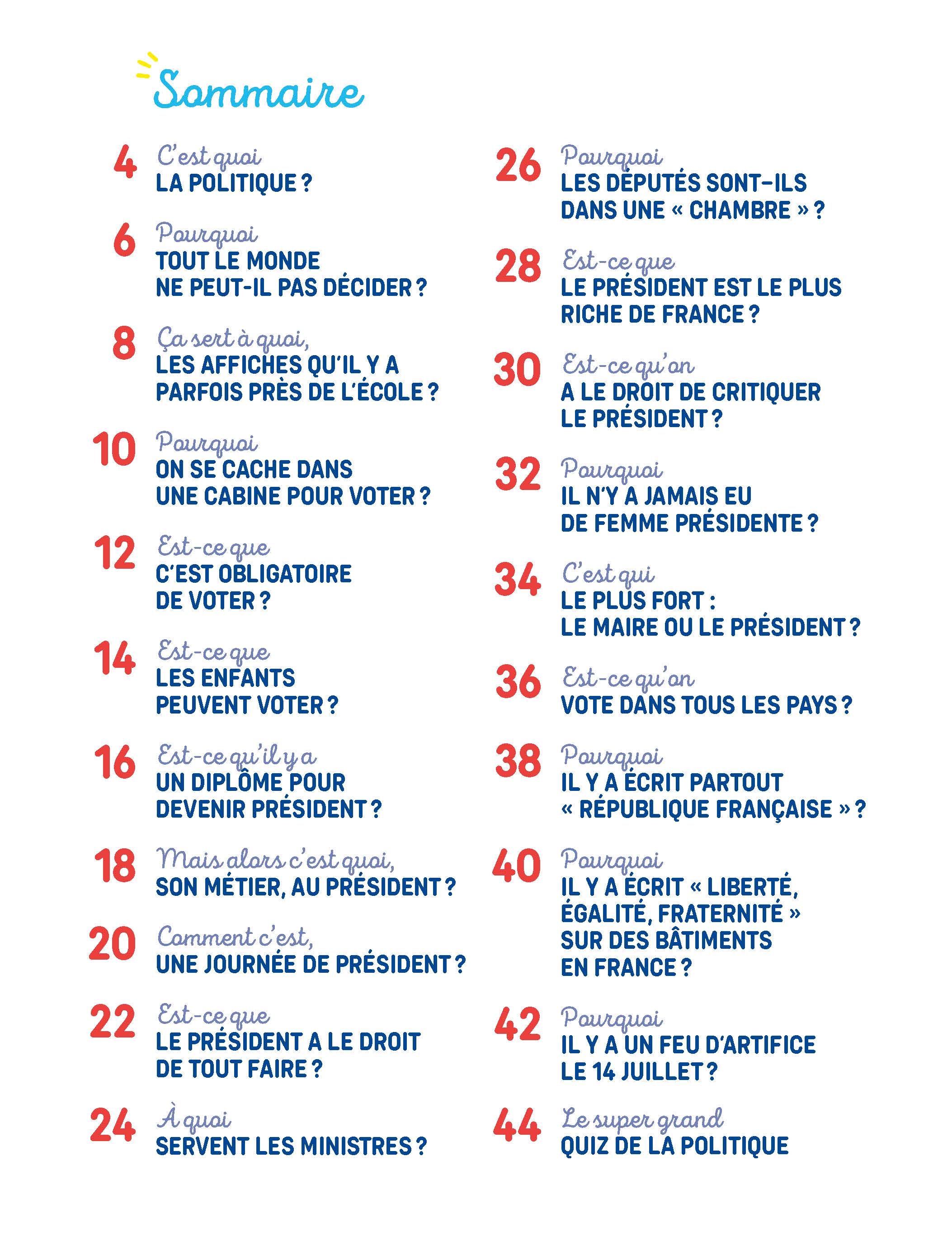 A QUOI CA SERT LA DEMOCRATIE ? 