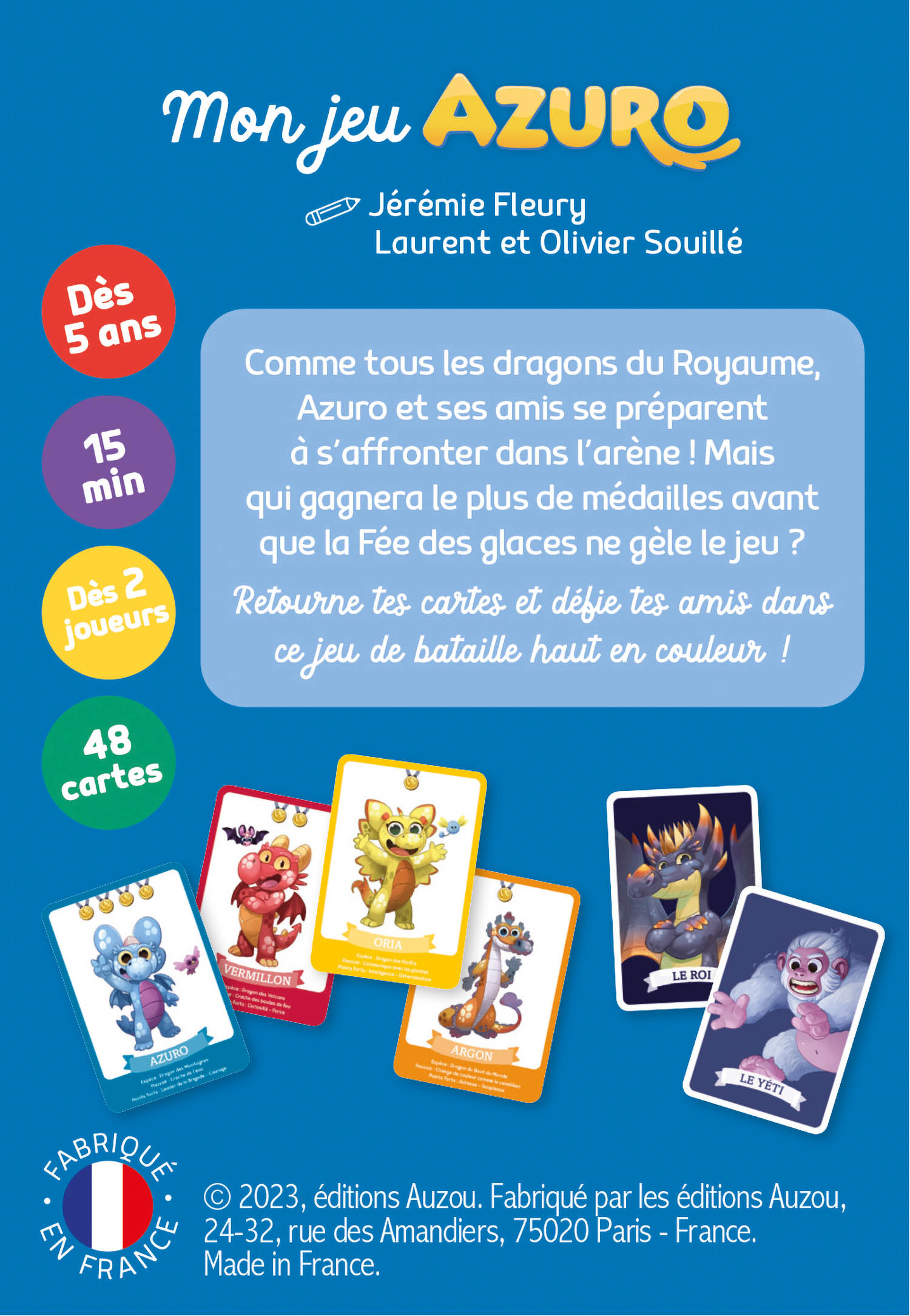 Jeux De Cartes - Azuro - La Bataille Des Dragons