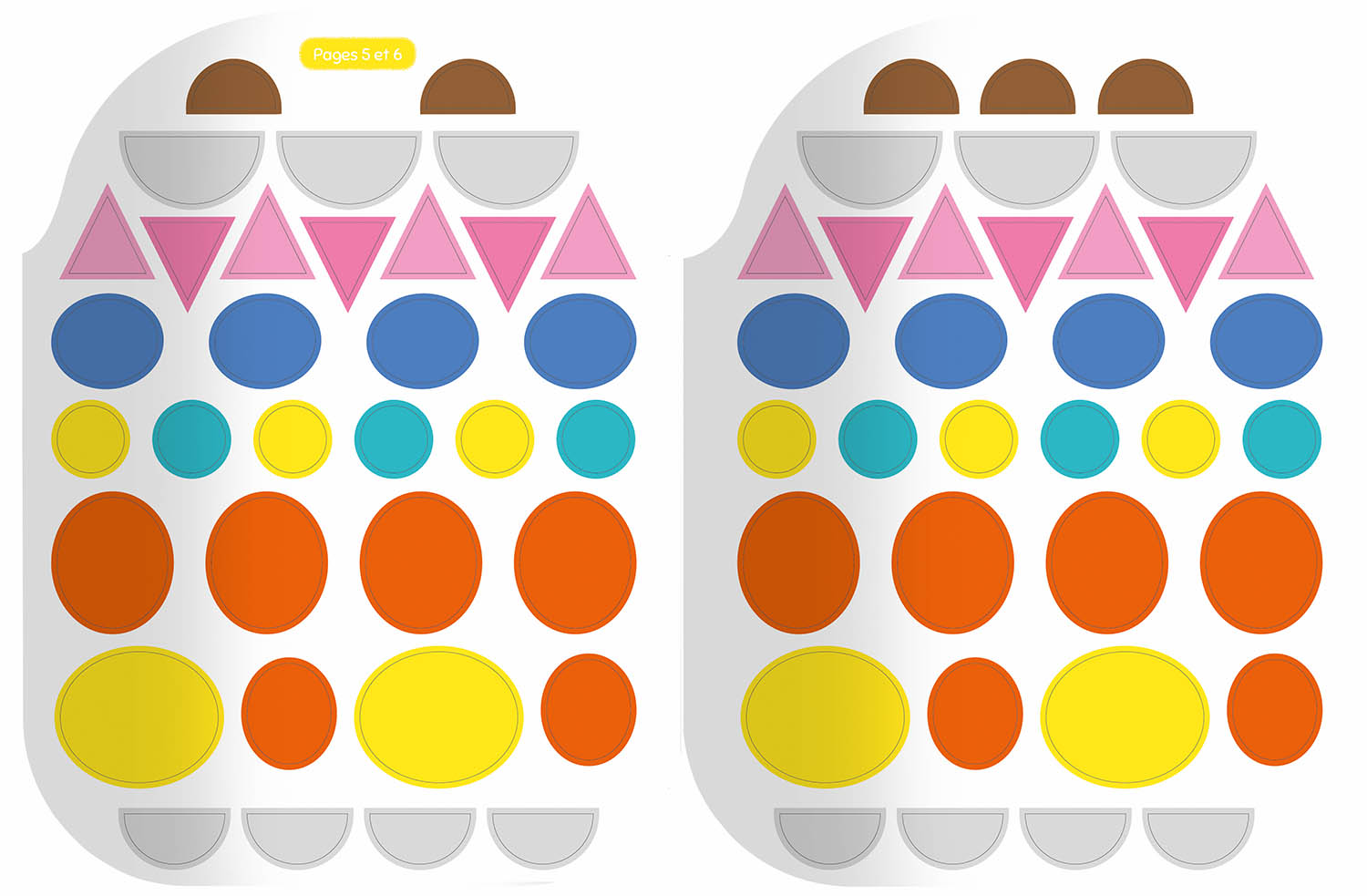 Gommettes Formes - L'aventure De Petit Poussin Gommettes Formes - L'aventure De Petit Poussin