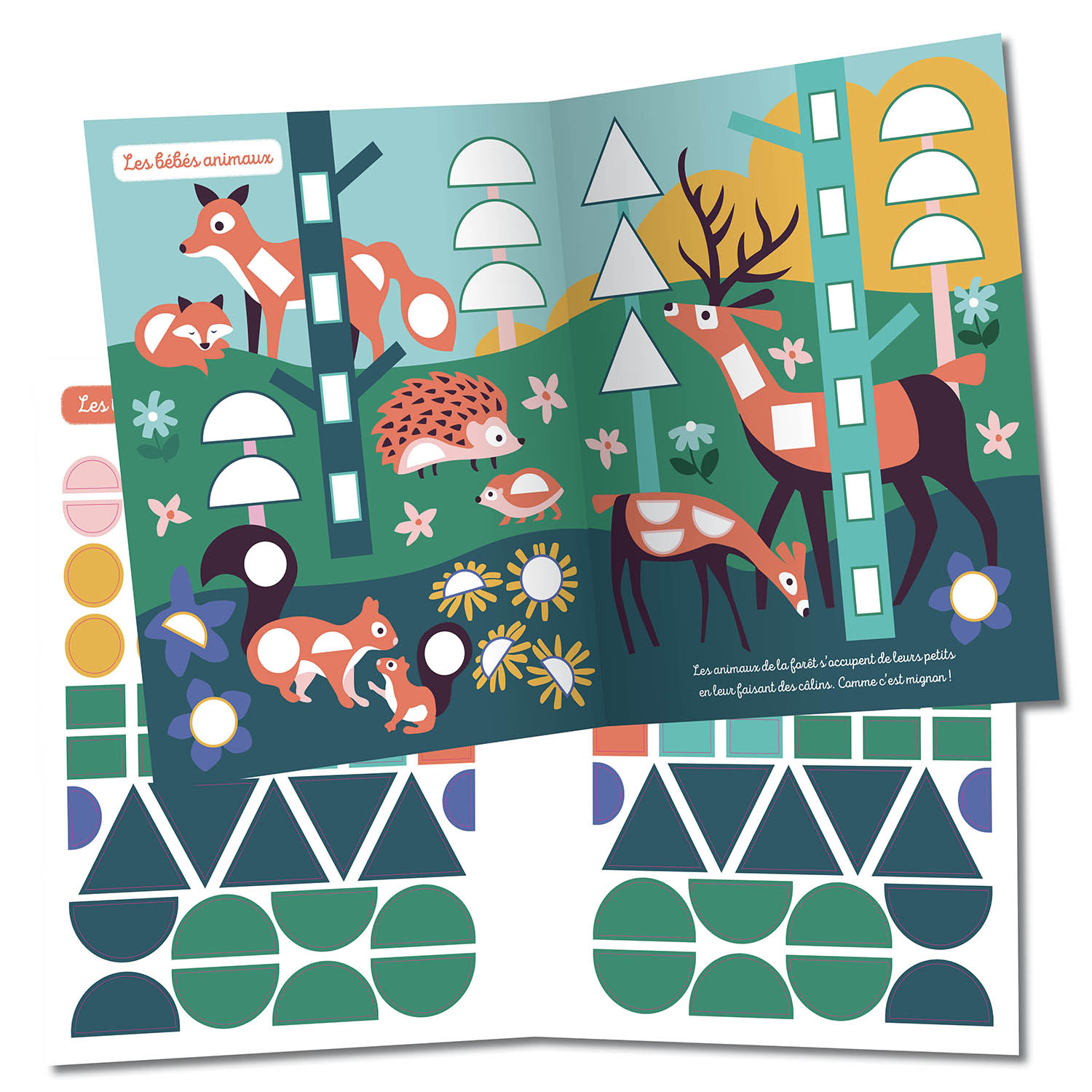 1000 Premières Gommettes Formes - La Forêt