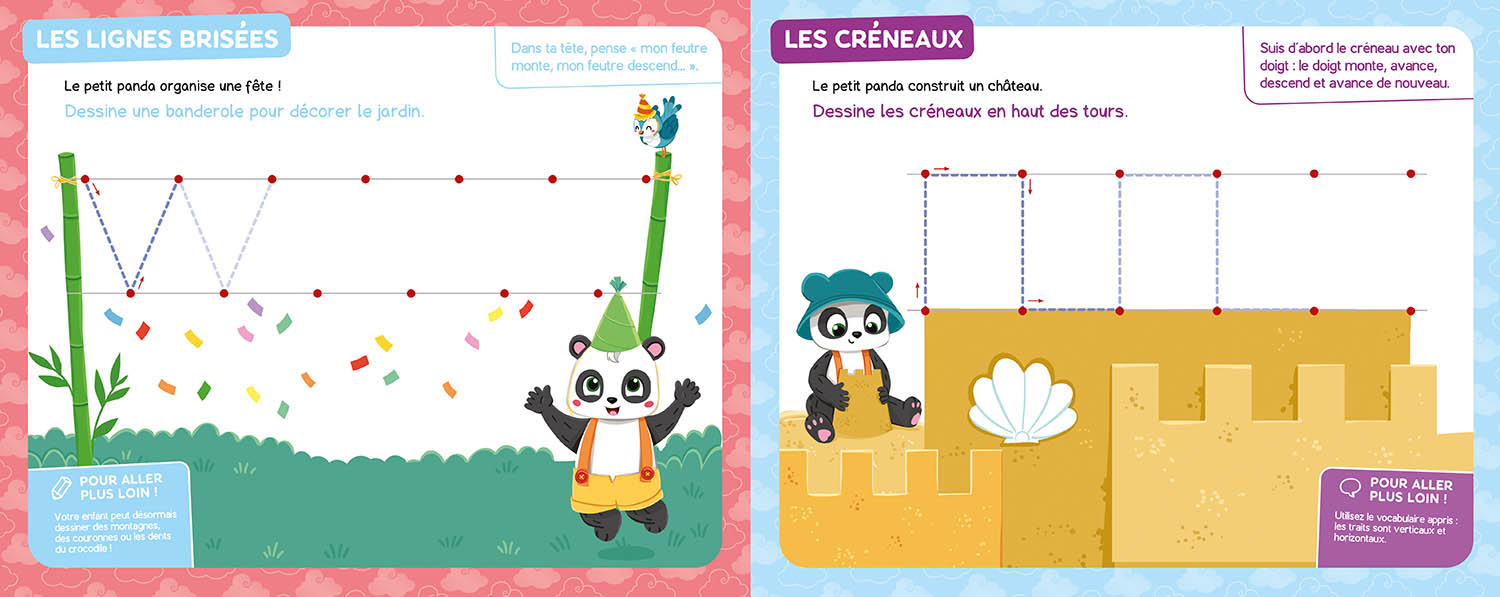 L'école Des Pandas - Mes Premiers Tracés L'école Des Pandas - Mes Premiers Tracés