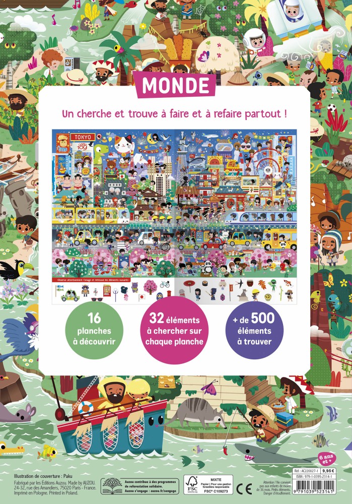 CHERCHE ET TROUVE - MONDE