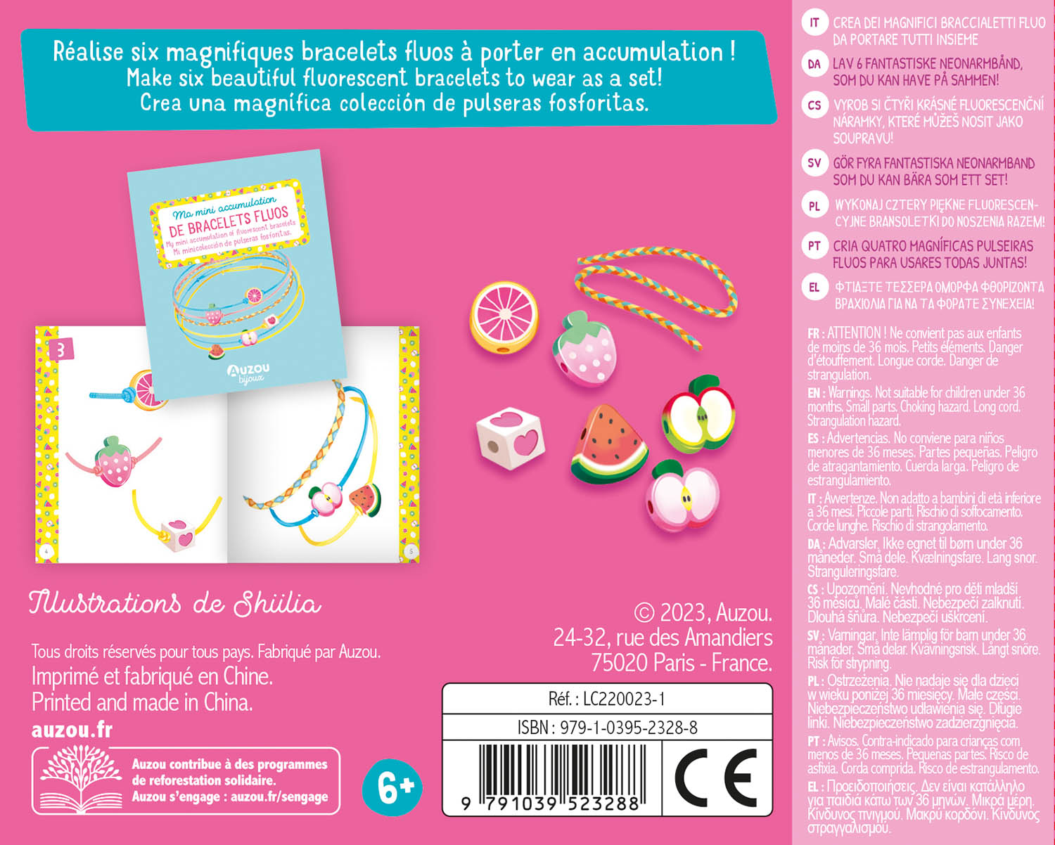 Ma petite accumulation de bracelets fluos