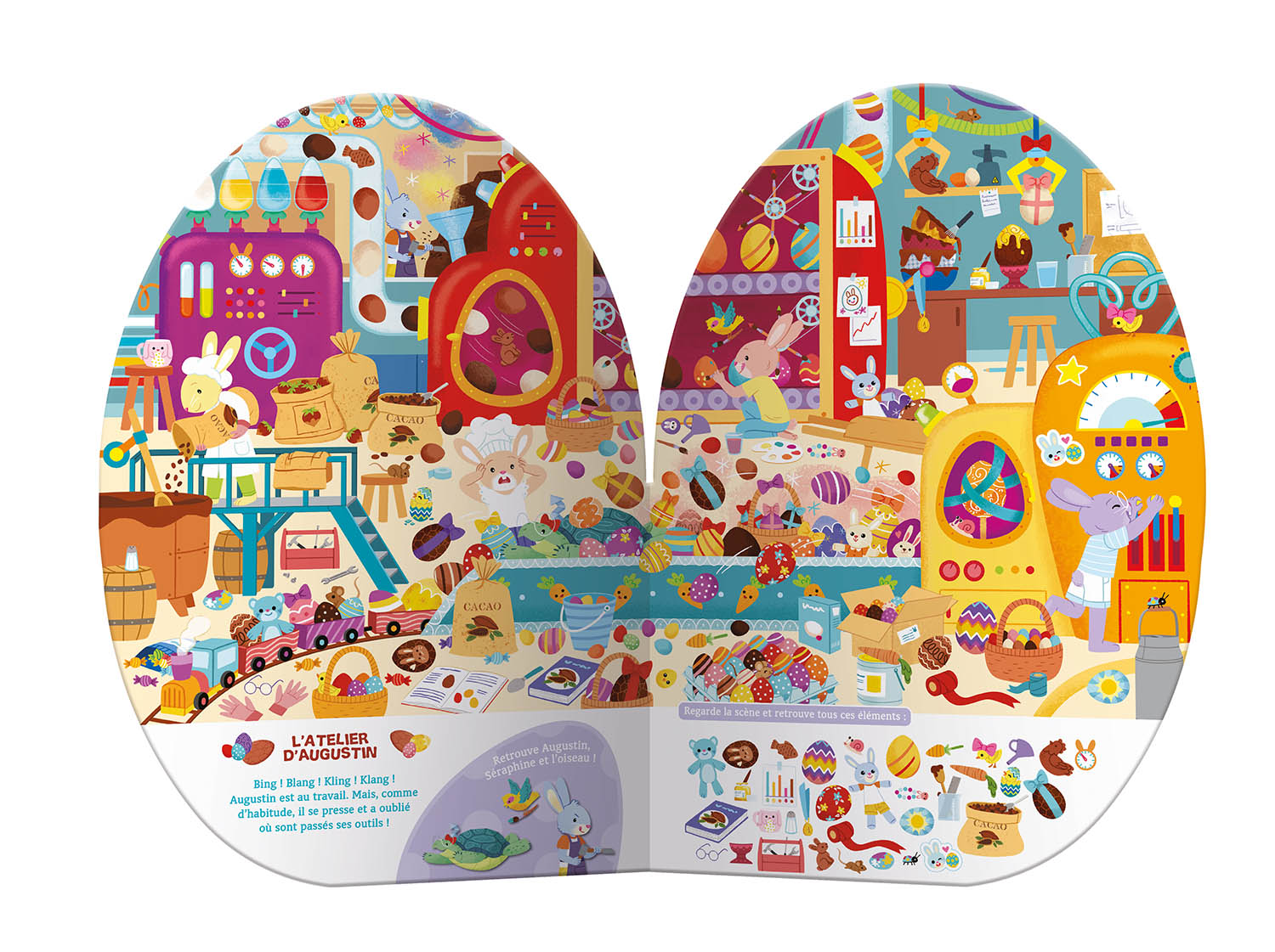 Augustin Cherche Et Trouve De Pâques