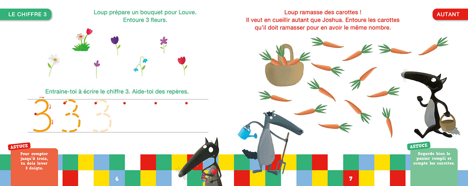 Mes Premiers Chiffres Avec Loup