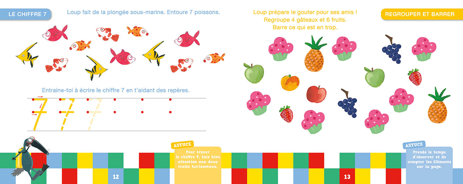 Livre ardoise - Les chiffres