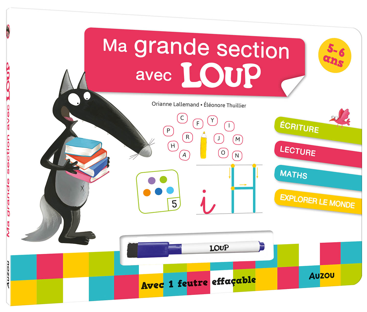 Ma grande section avec Loup - Livre-ardoise  NE