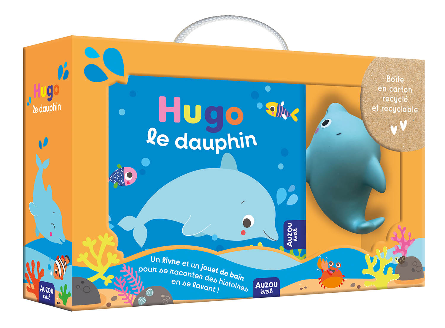 Valisette de bain carton - Hugo le dauphin (NE) 