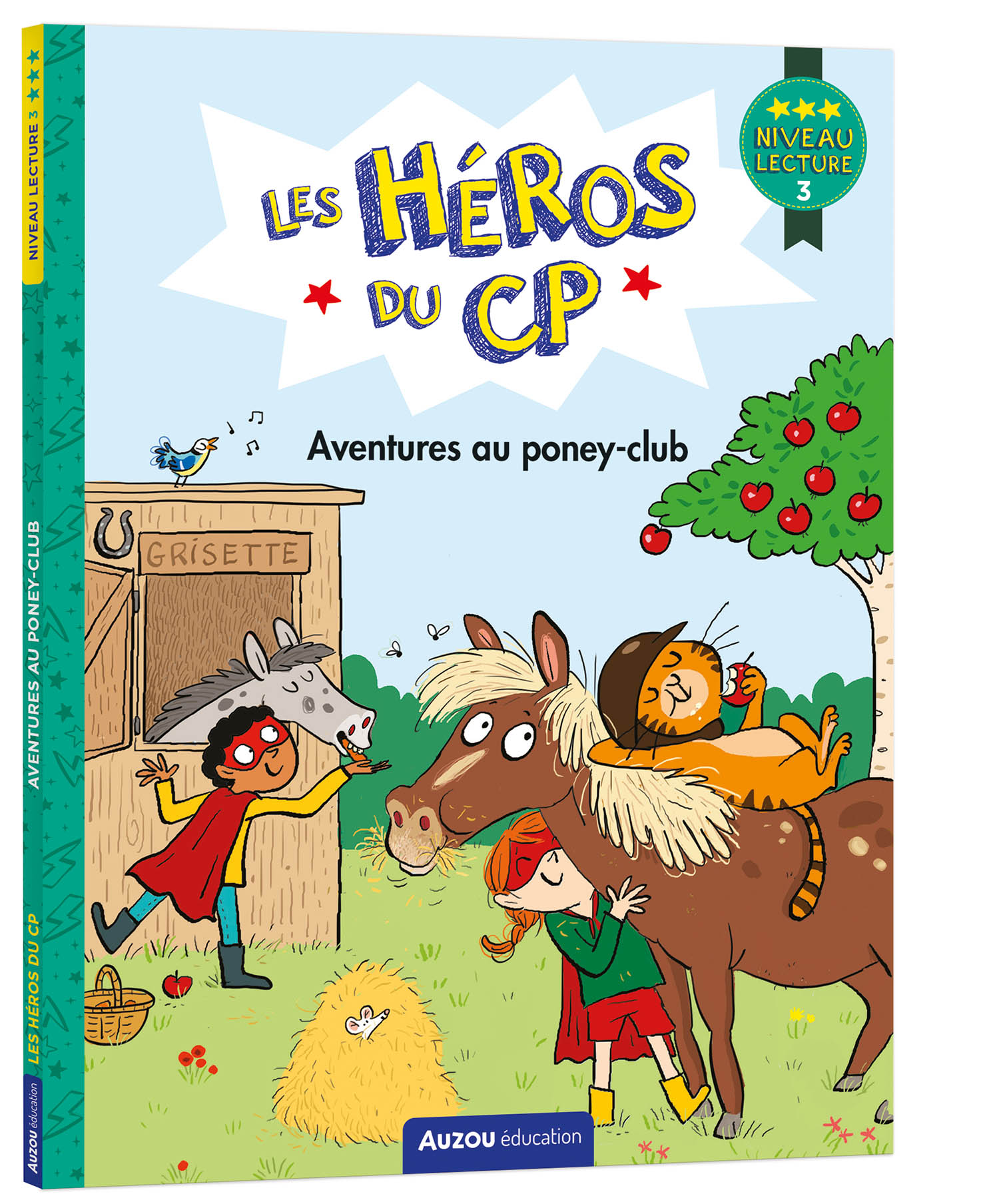 LES HEROS DU CP - NIV 3 - AVENTURES AU PONEY-CLUB