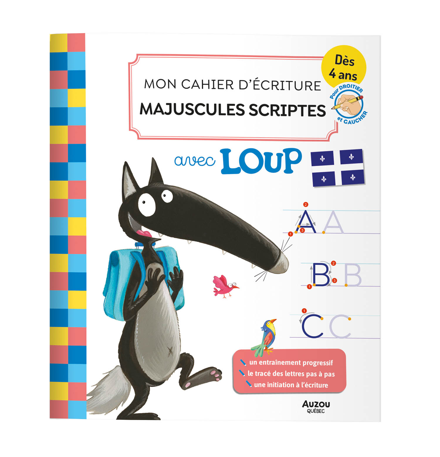 Mon Cahier D'écriture Loup - Majuscules Script Mon Cahier D'écriture Loup - Majuscules Script