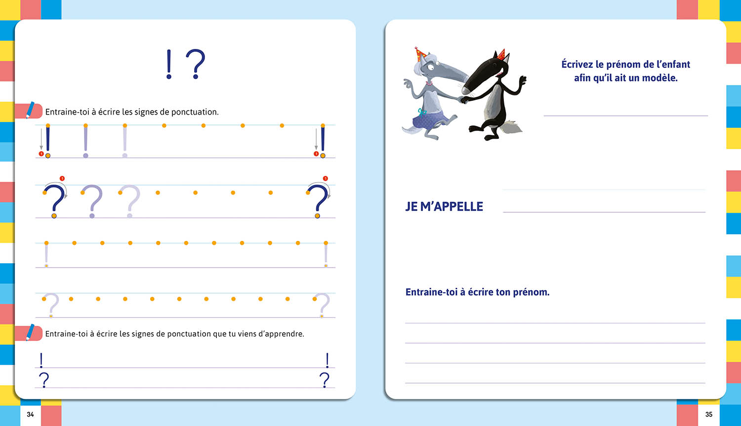 Mon Cahier D'écriture Loup - Majuscules Script Mon Cahier D'écriture Loup - Majuscules Script