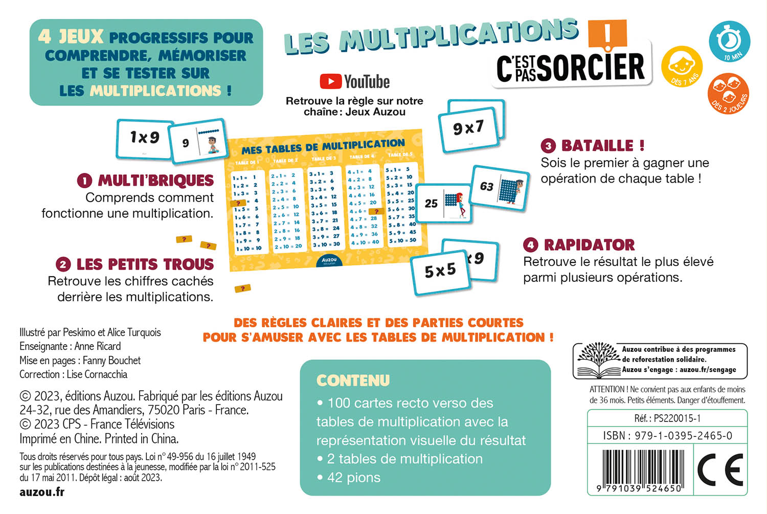 Les Multiplications - C'est Pas Sorcier !