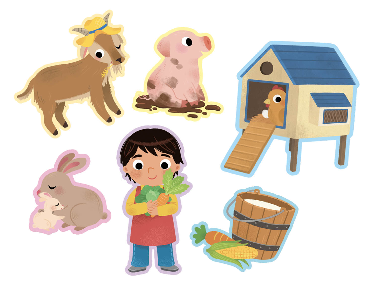 100 Gommettes - La Ferme