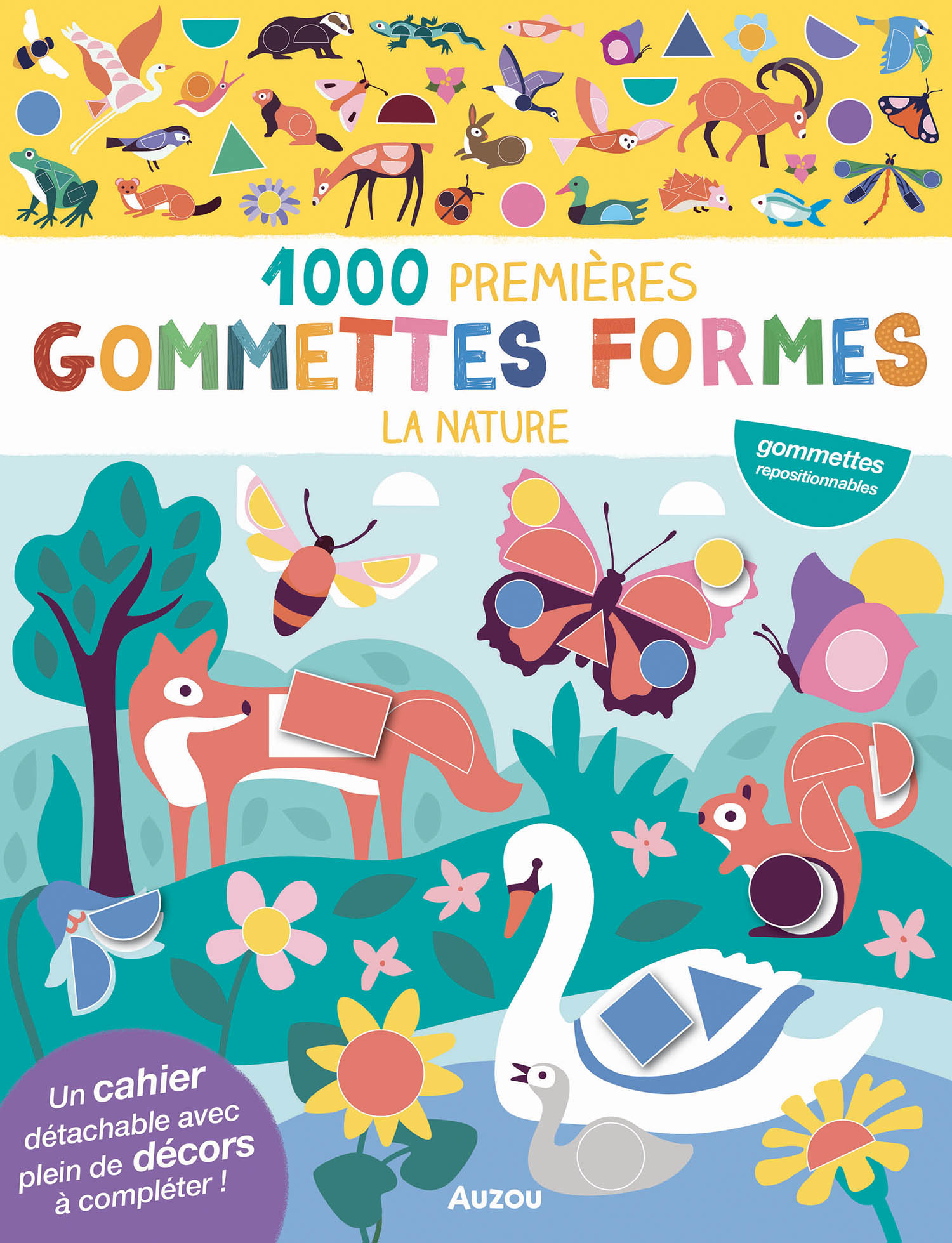 1000 gommettes formes - Nature