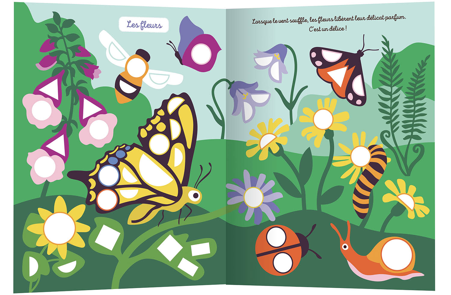 1000 gommettes formes - Nature