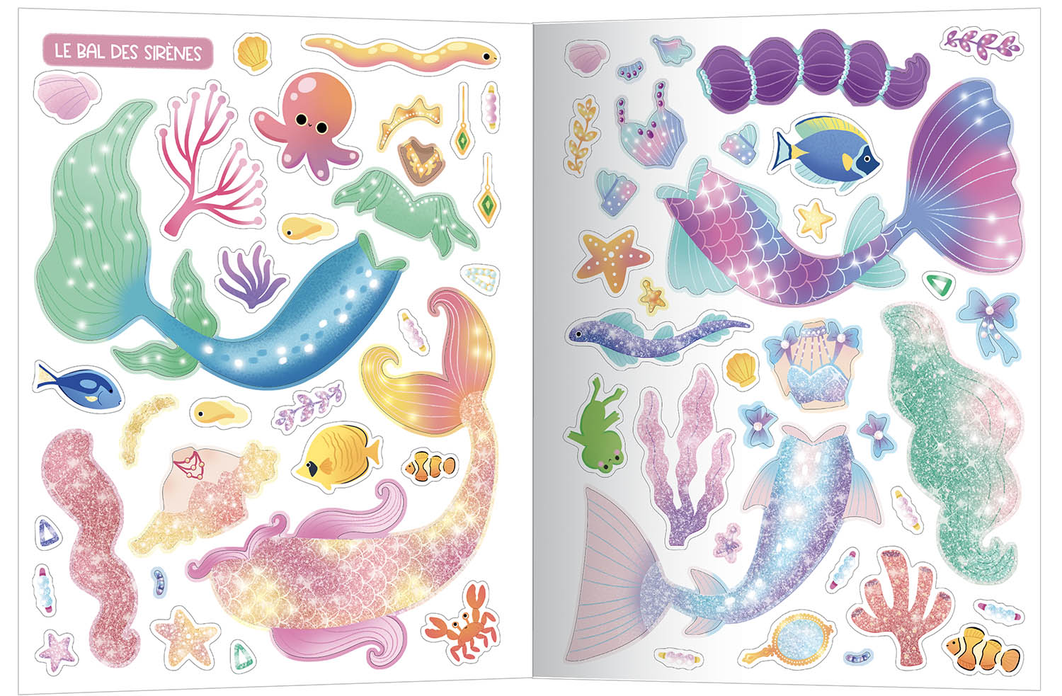 Mes 500 Autocollants Créatifs - Sirènes