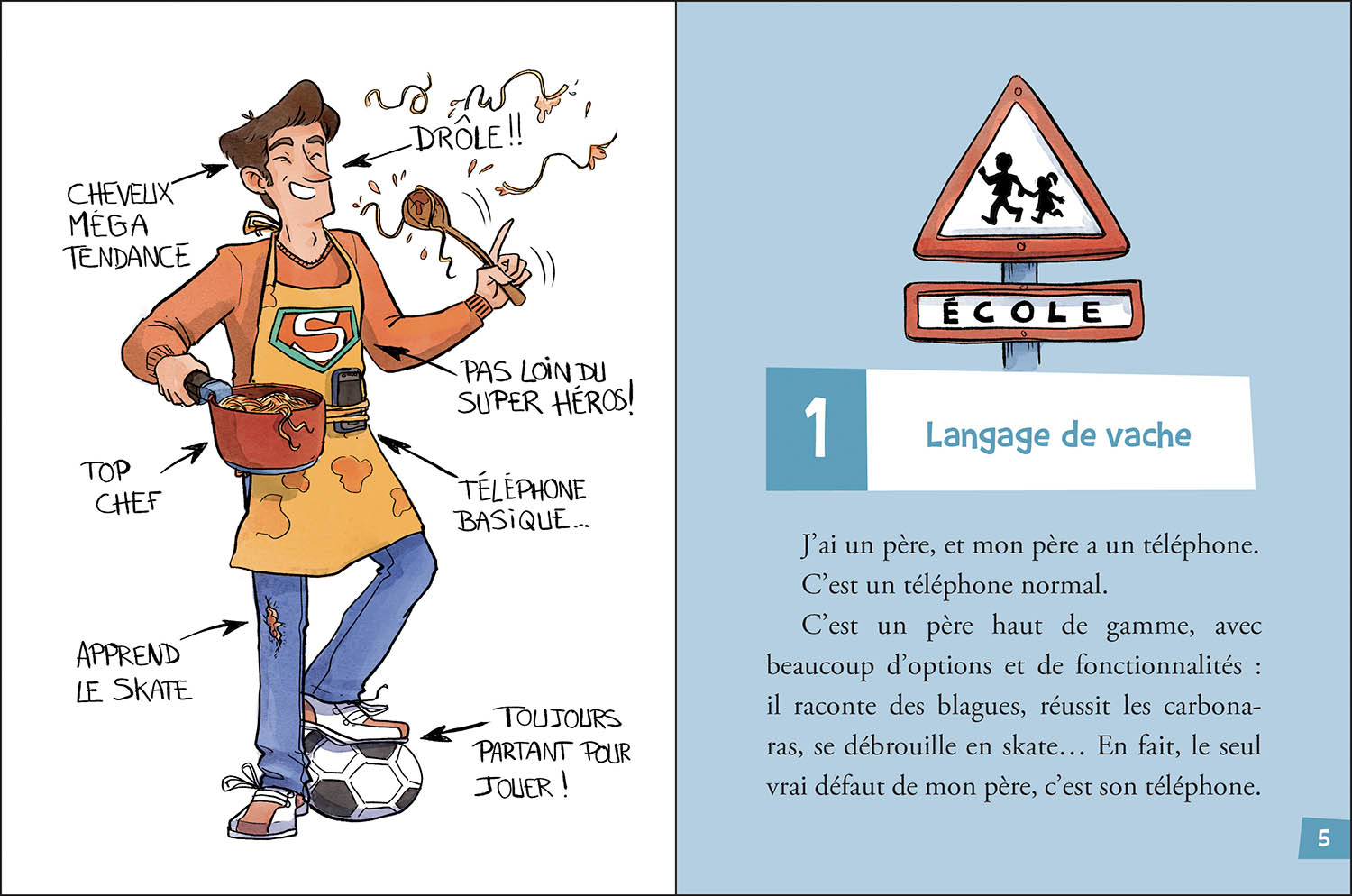 LACHE TON PORTABLE, PAPA !