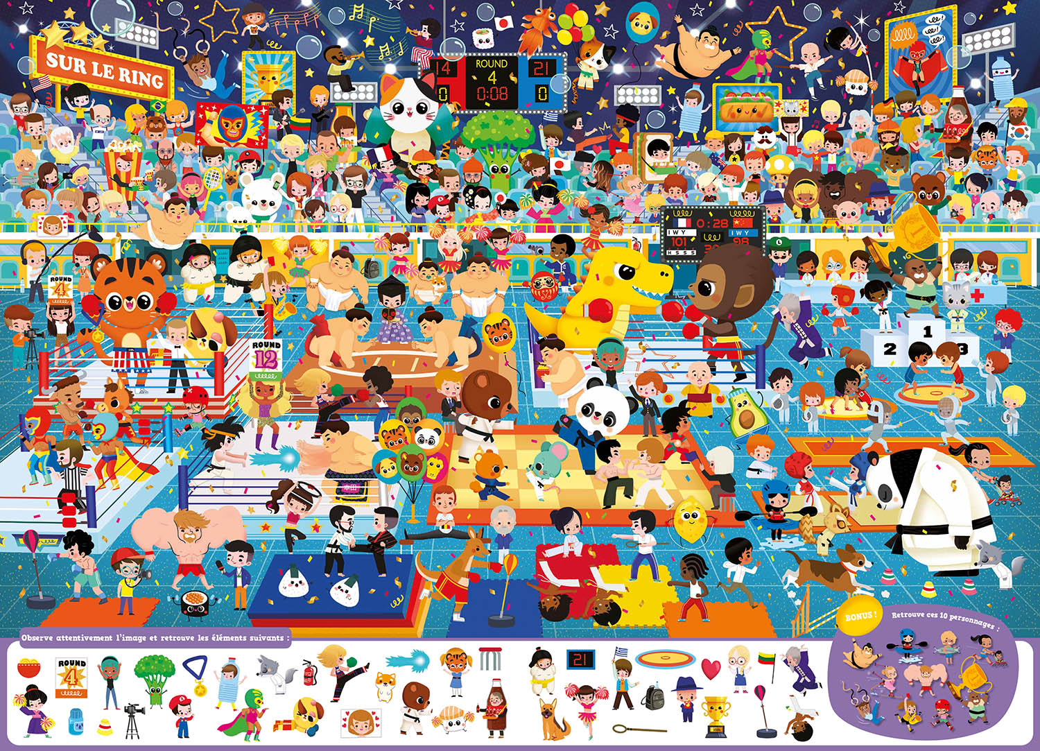 CHERCHE ET TROUVE GEANT - VIVE LE SPORT !