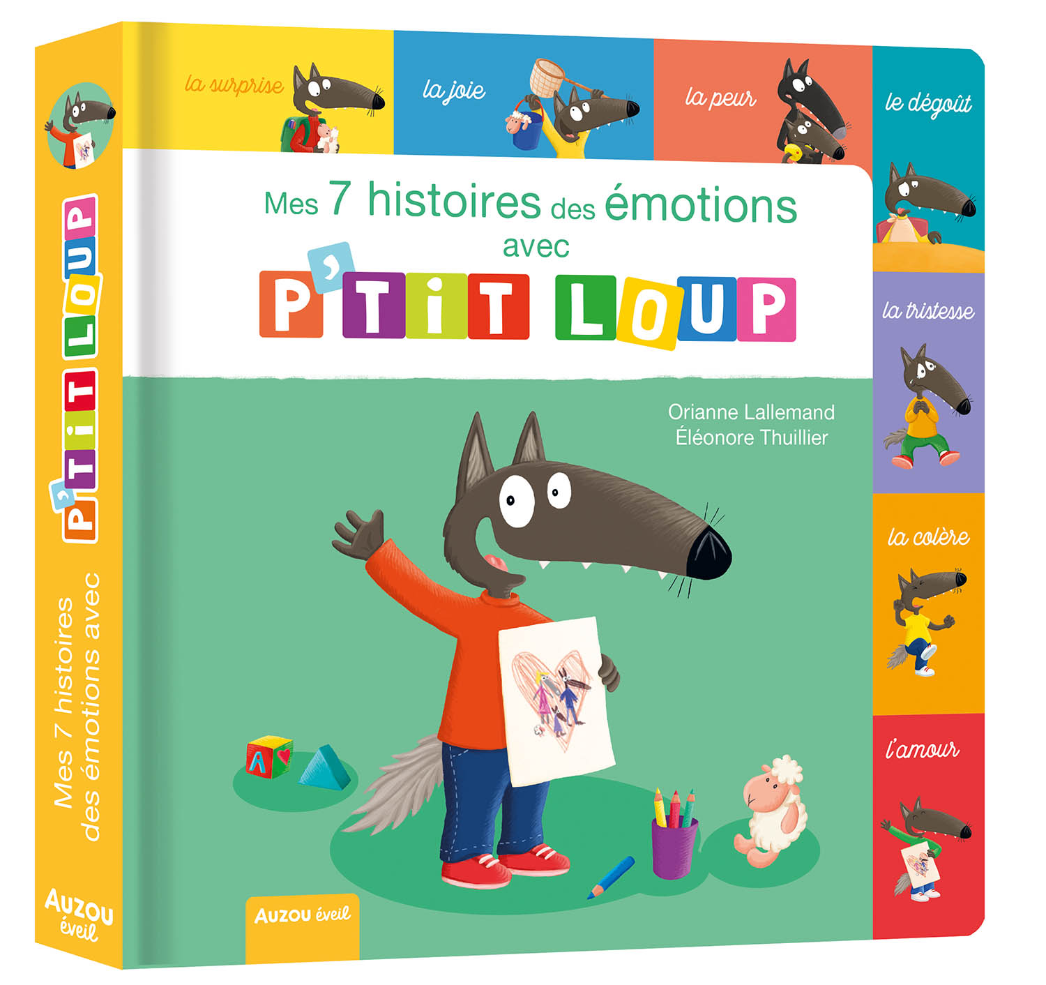 Mes 7 histoires des émotions avec p'tit loup - Livres enfants - Auzou
