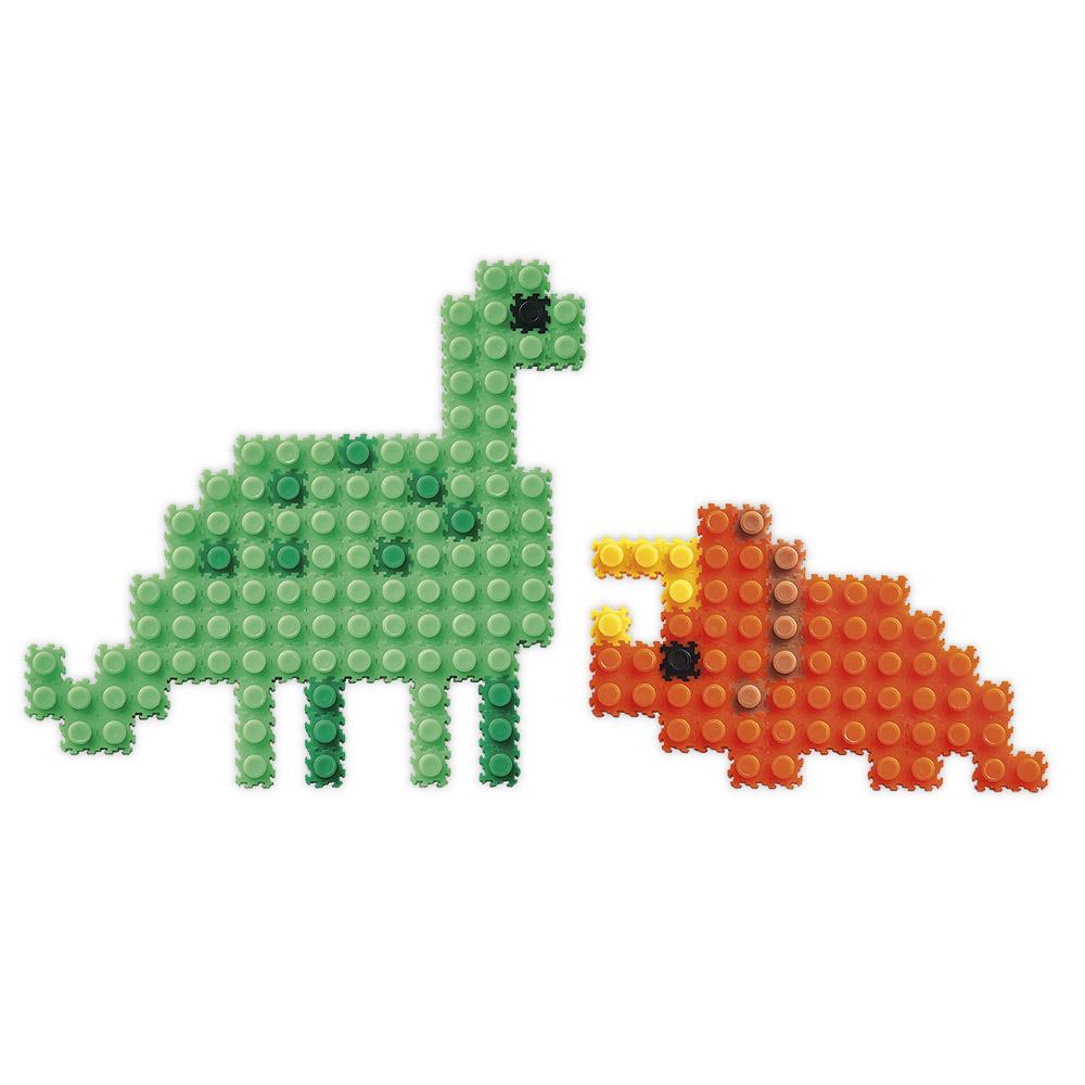 Mon Coffret D'artiste - Mes Créations En Pixels - Dinosaures