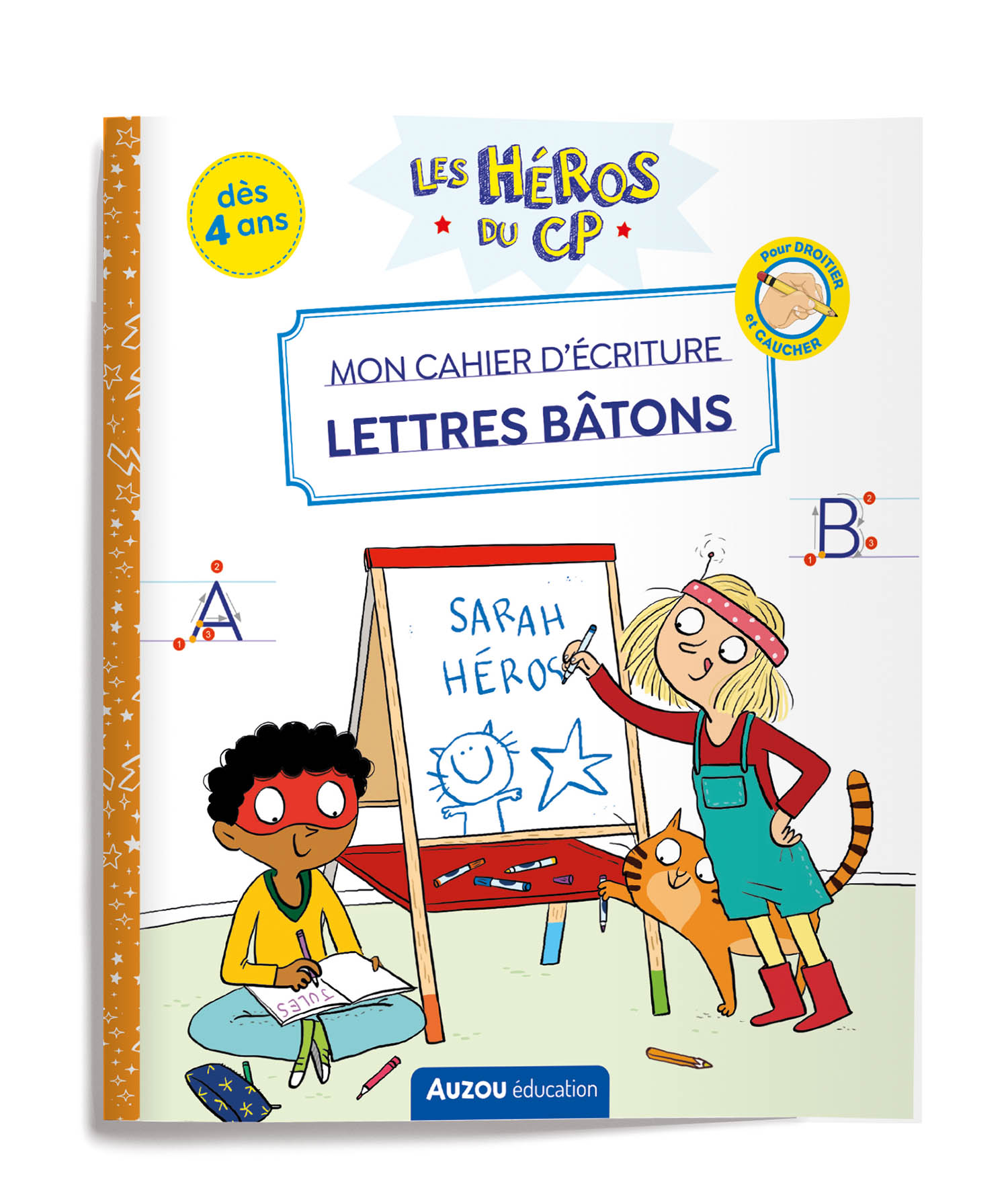 Les Héros Du Cp - Mon Cahier D'écriture - Lettres Majuscules