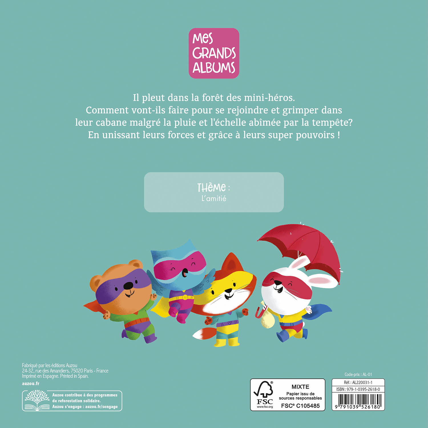 Les Mini-Héros De La Forêt - Ensemble Contre La Pluie