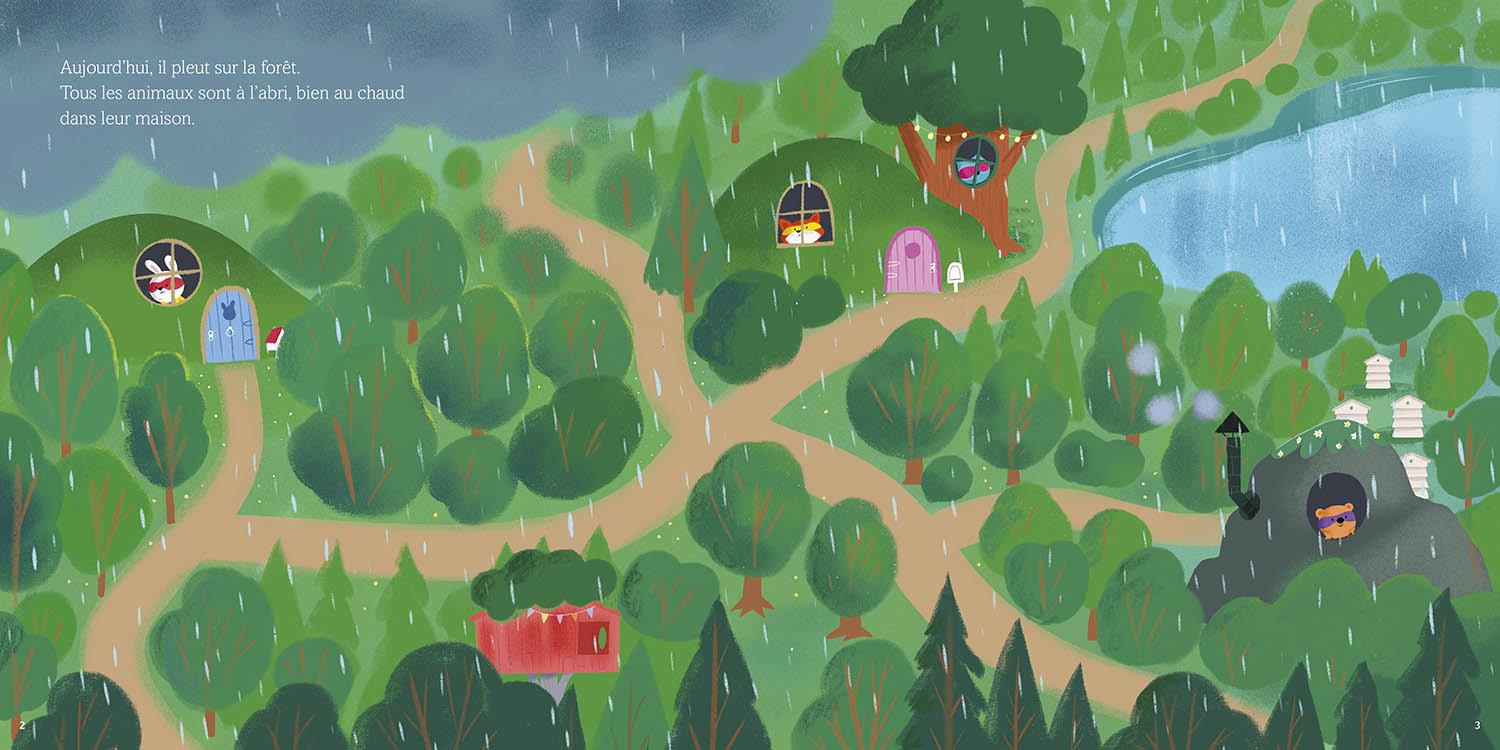 MINI-HEROS DE LA FORET - ENSEMBLE CONTRE LA PLUIE MINI-HEROS DE LA FORET - ENSEMBLE CONTRE LA PLUIE