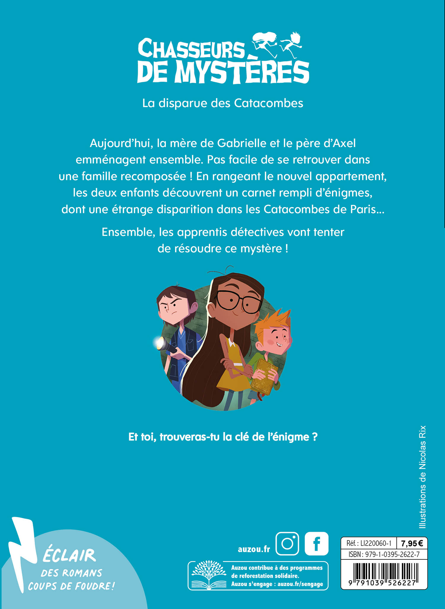 CHASSEURS DE MYSTERES T1 (LA DISPARUE DES CATACOMBES)