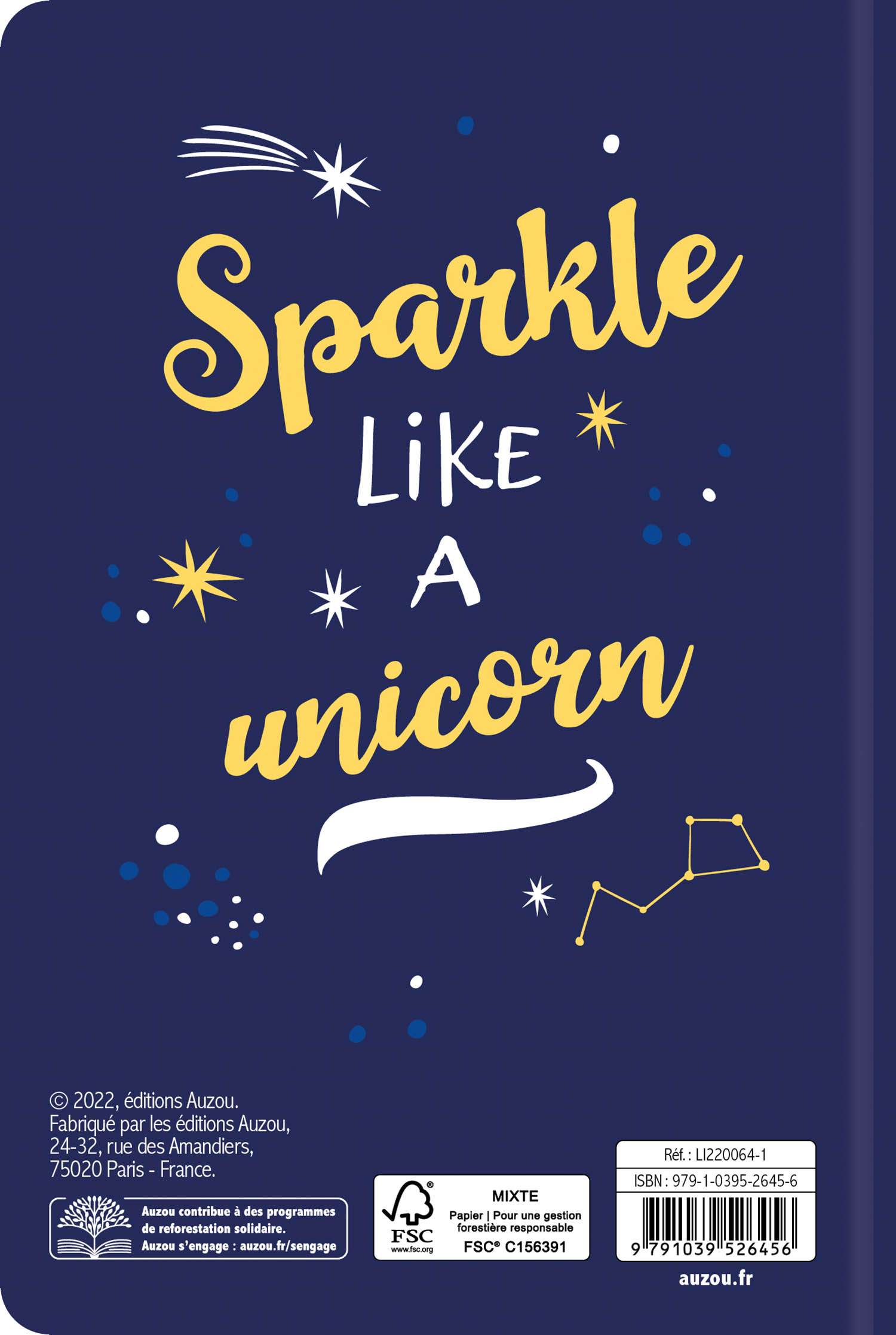 Agenda Licorne Et Sequins 2023-2024