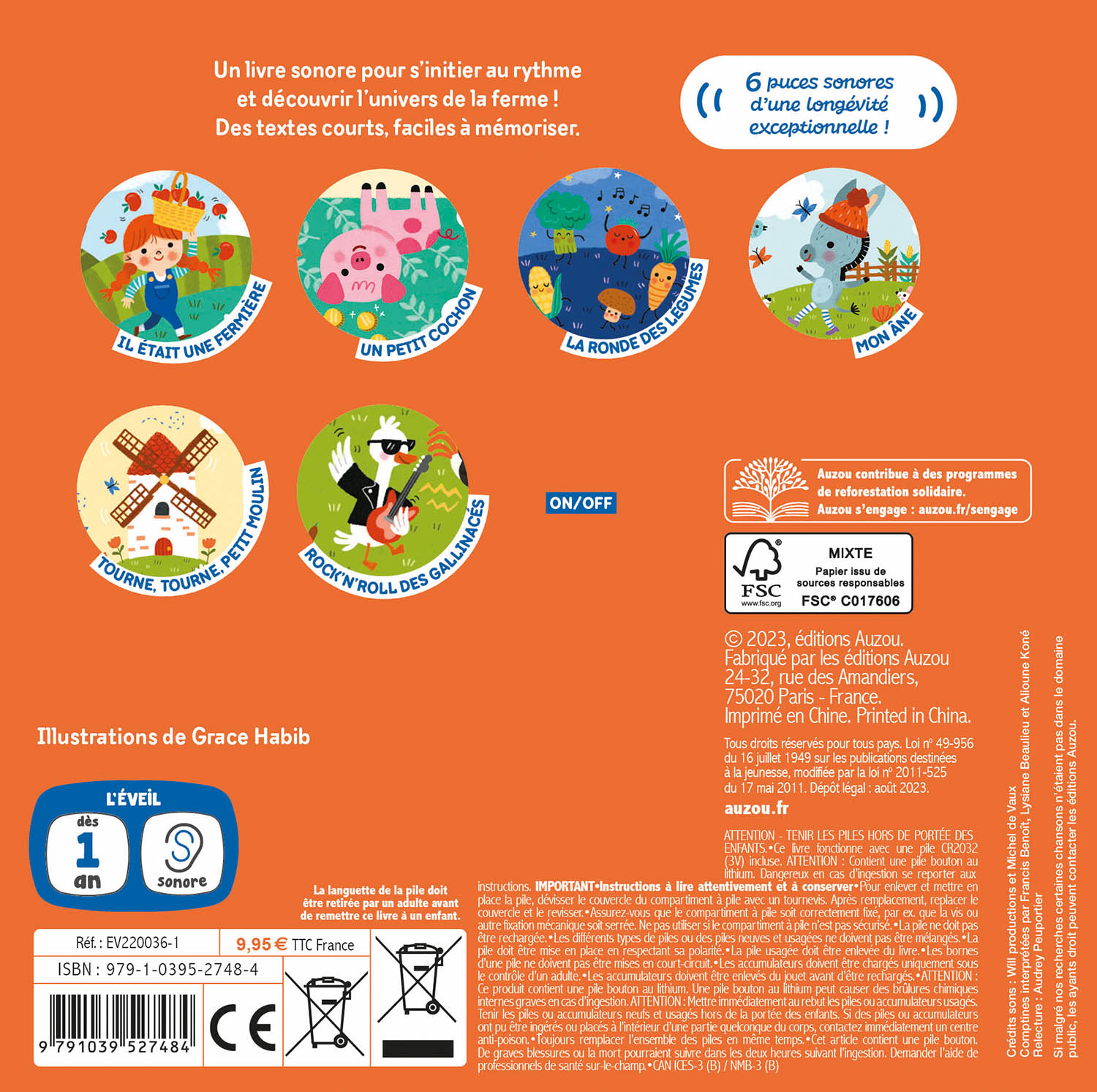 Mes Premiers Sonores - Mes Comptines De La Ferme Mes Premiers Sonores - Mes Comptines De La Ferme