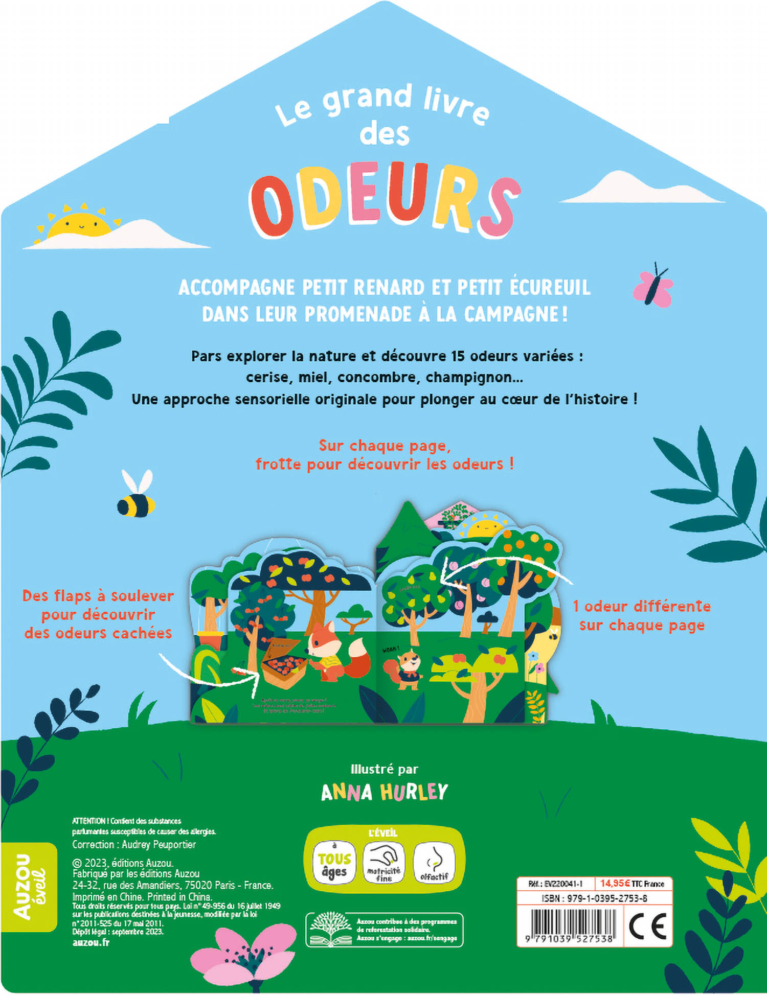 Le Grand Livre Des Odeurs - Balade À La Campagne Le Grand Livre Des Odeurs - Balade À La Campagne