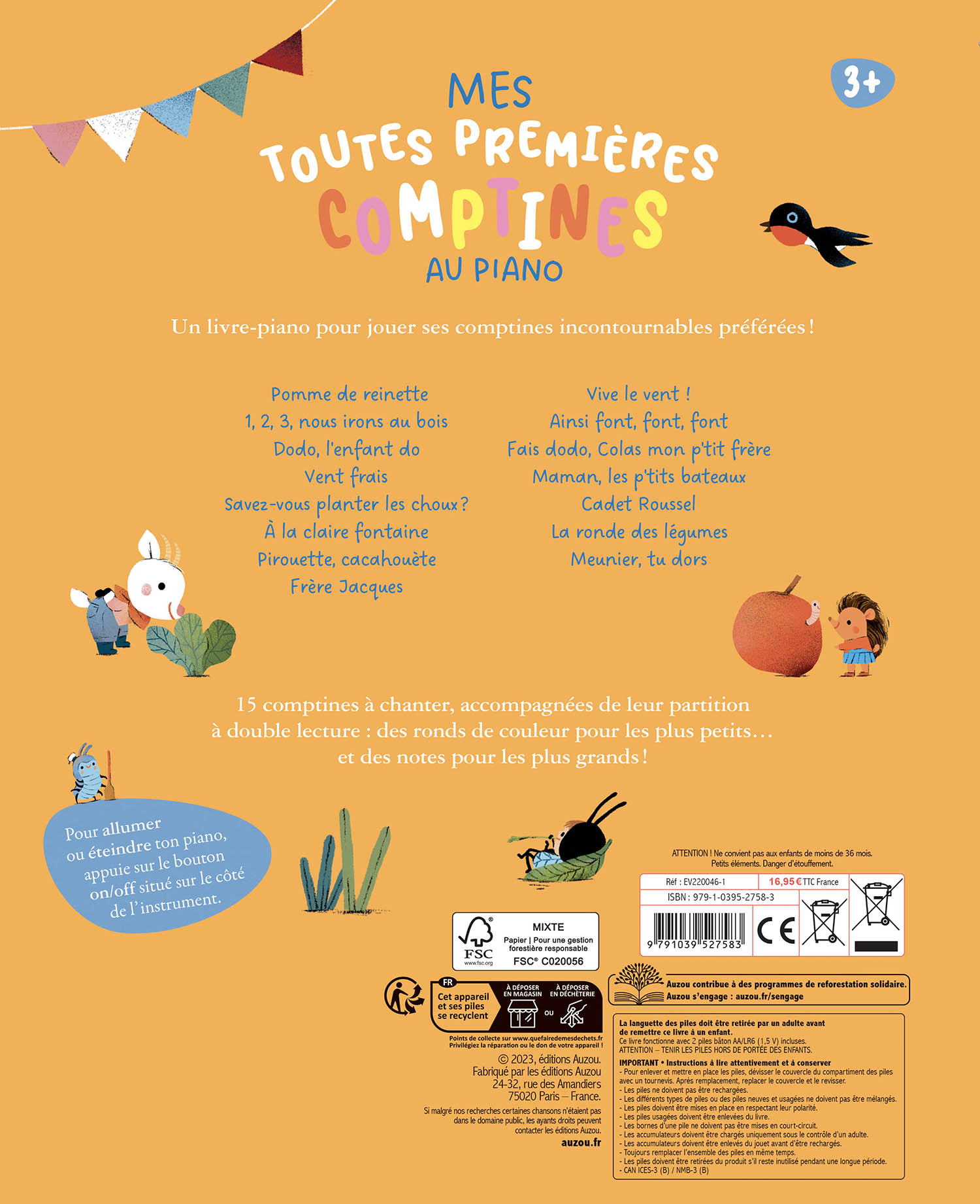 Mes toutes premières comptines au piano 