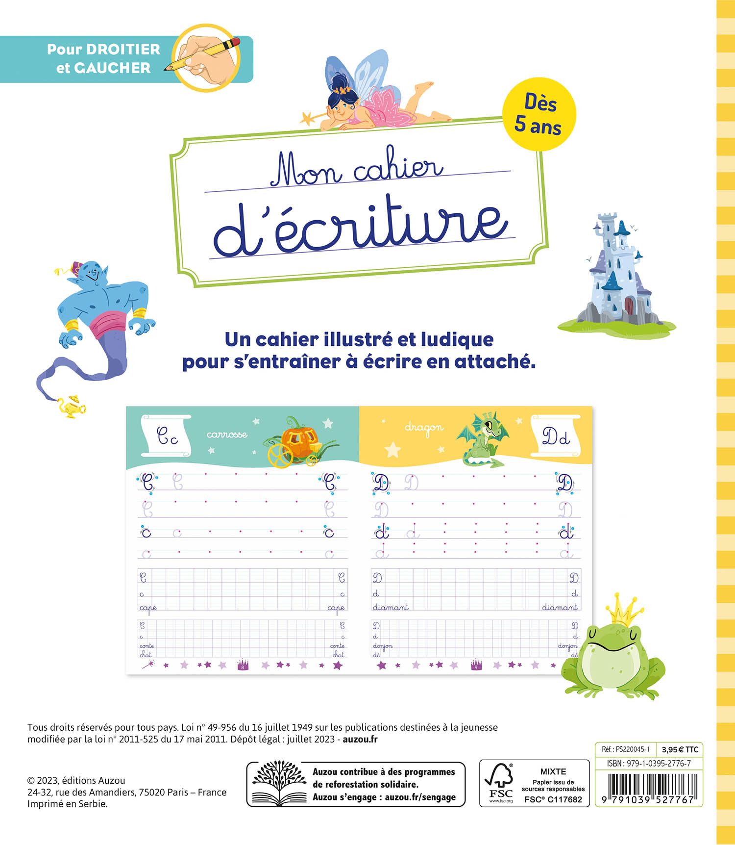 Mon Cahier D'écriture - Contes De Fées Mon Cahier D'écriture - Contes De Fées